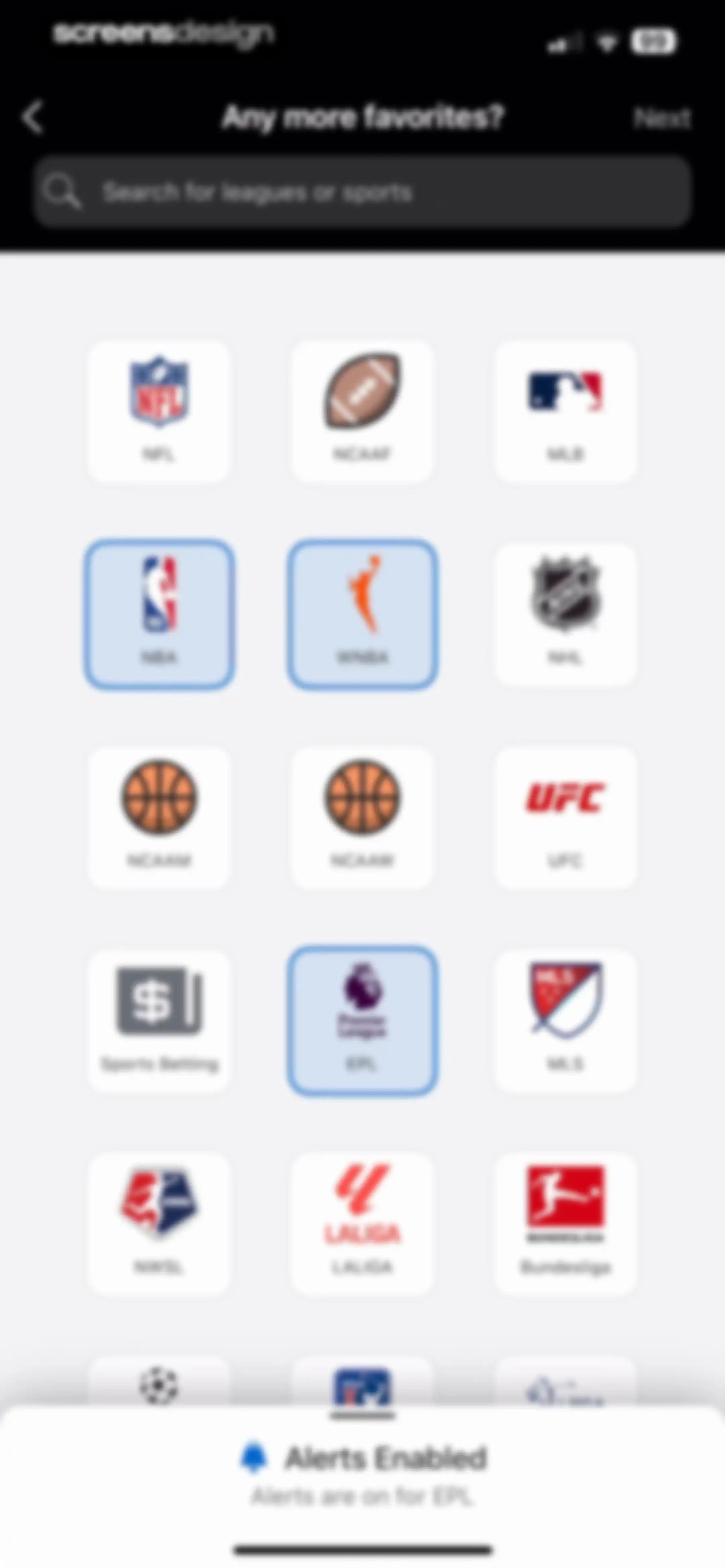 ESPN: Live Sports & Scores screen 11