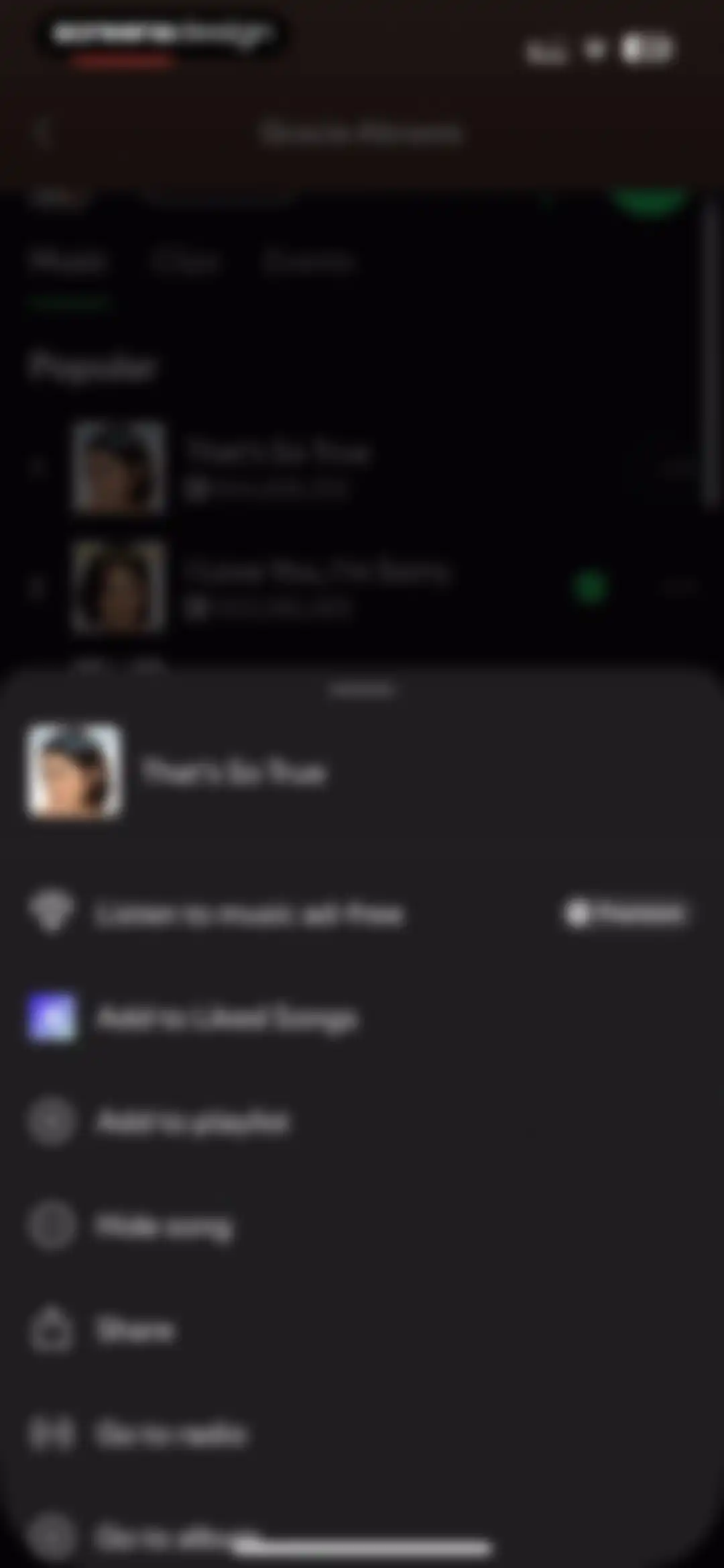 Spotify: Music and Podcasts screen 38