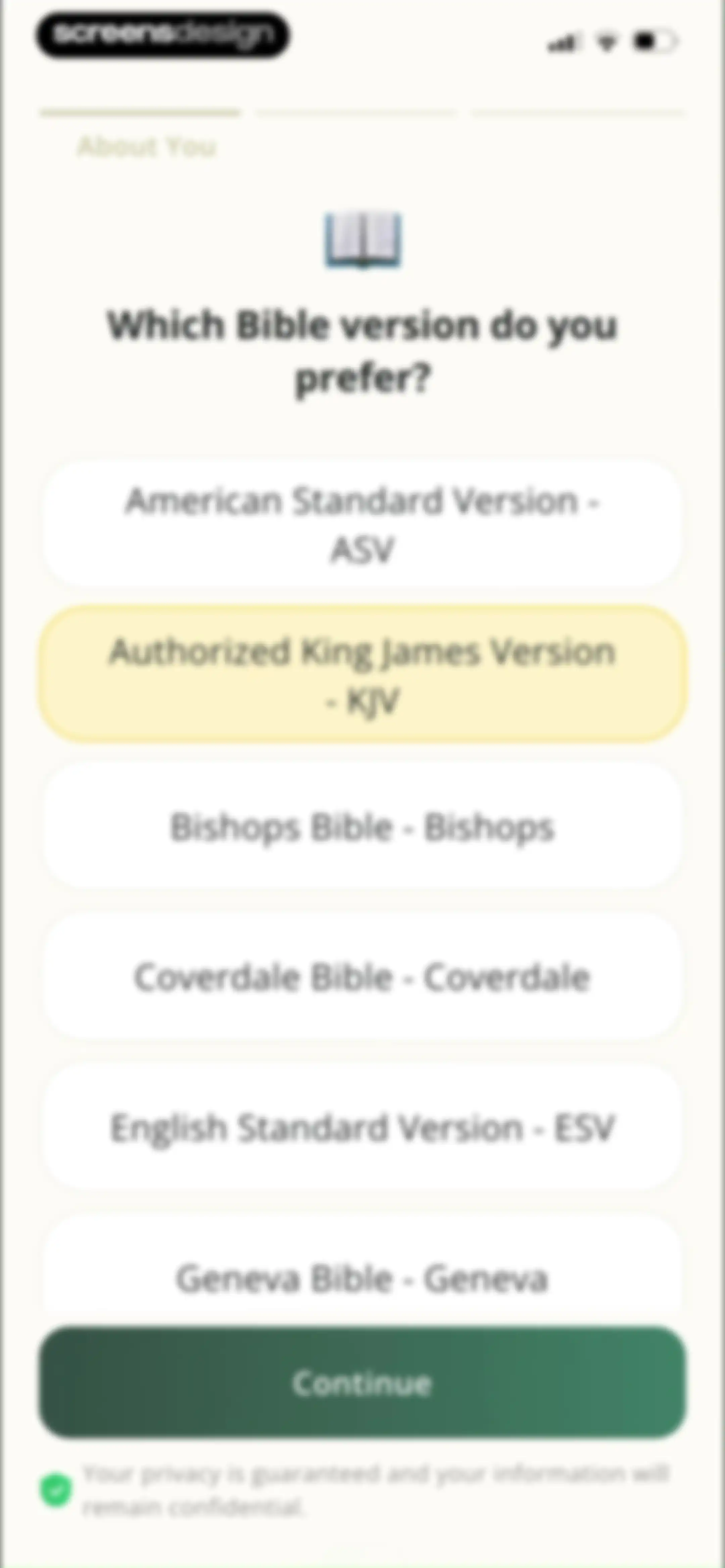 Bible Path: Prayers & Widgets screen 7