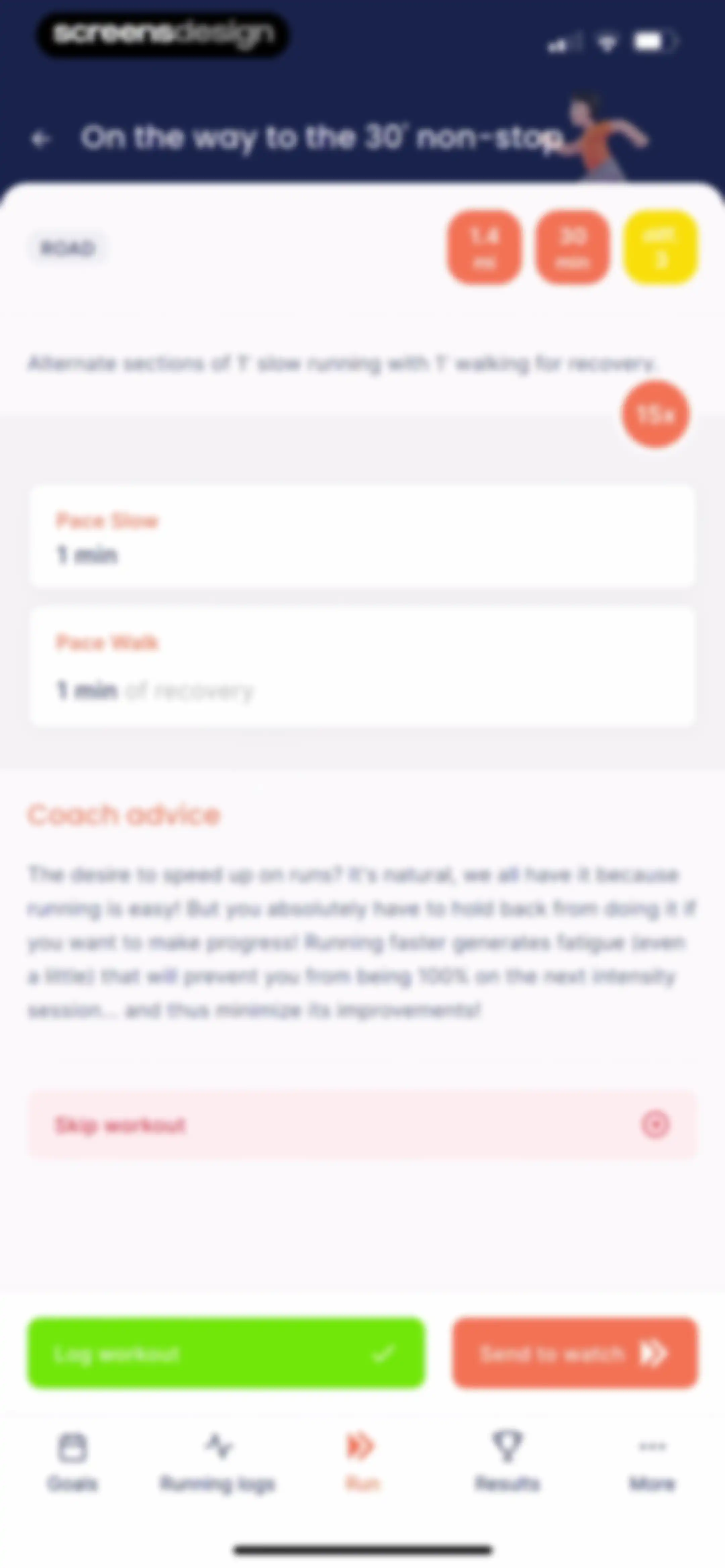 Campus Coach-Running & Trail screen 32