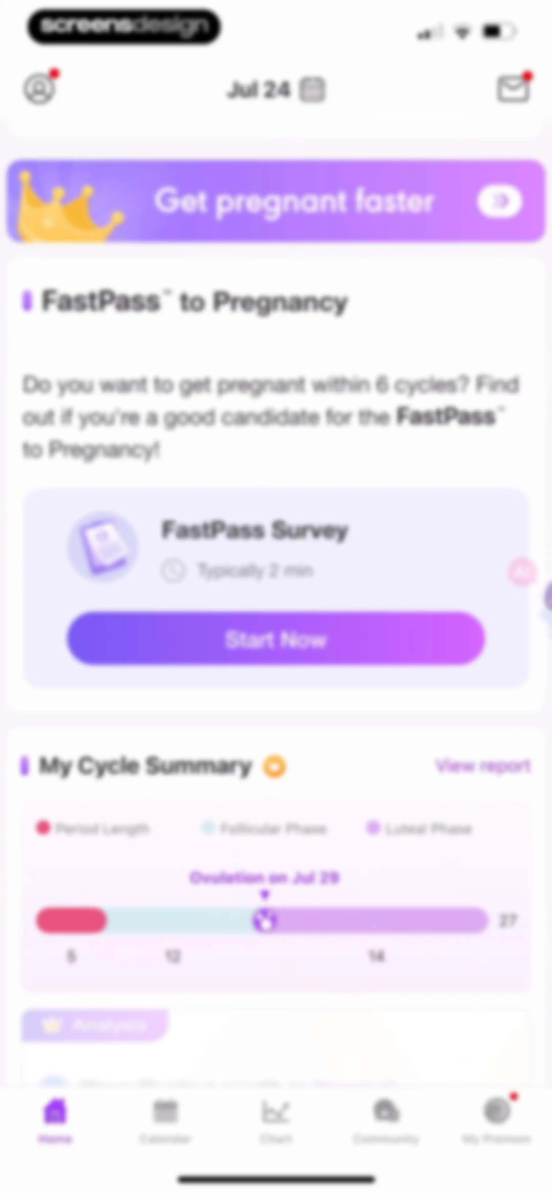 Premom-Ovulation Tracker, PCOS screen 115