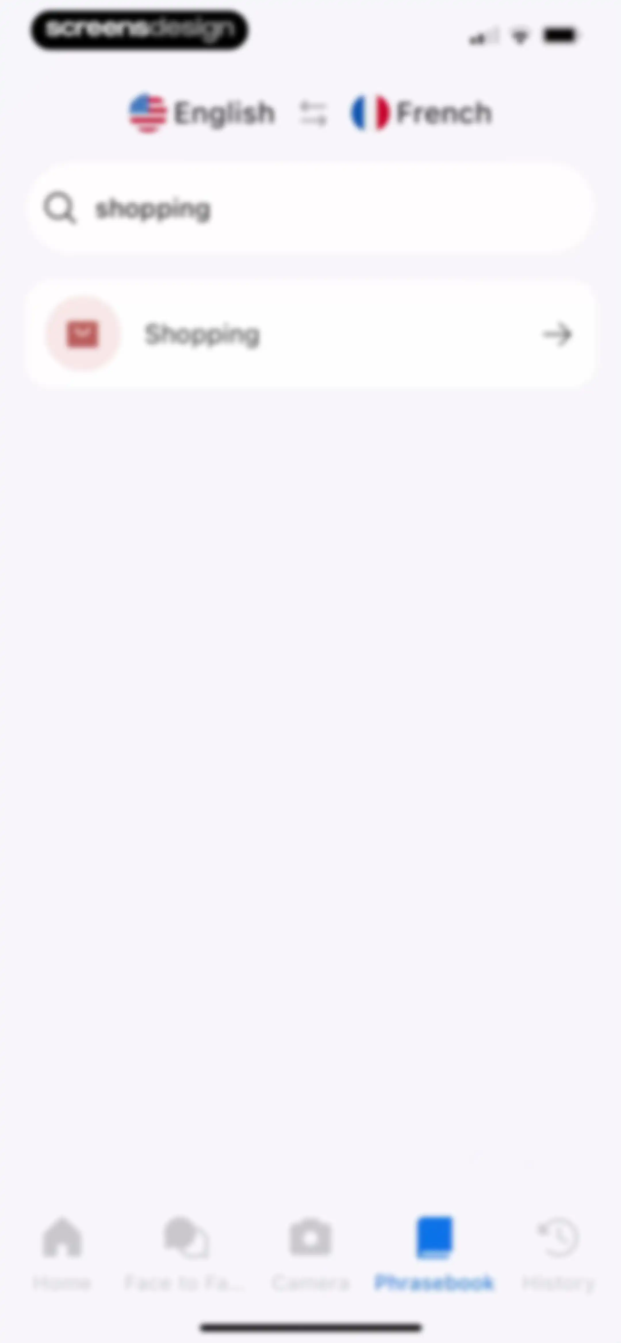 Translate AI - Live Translate screen 36