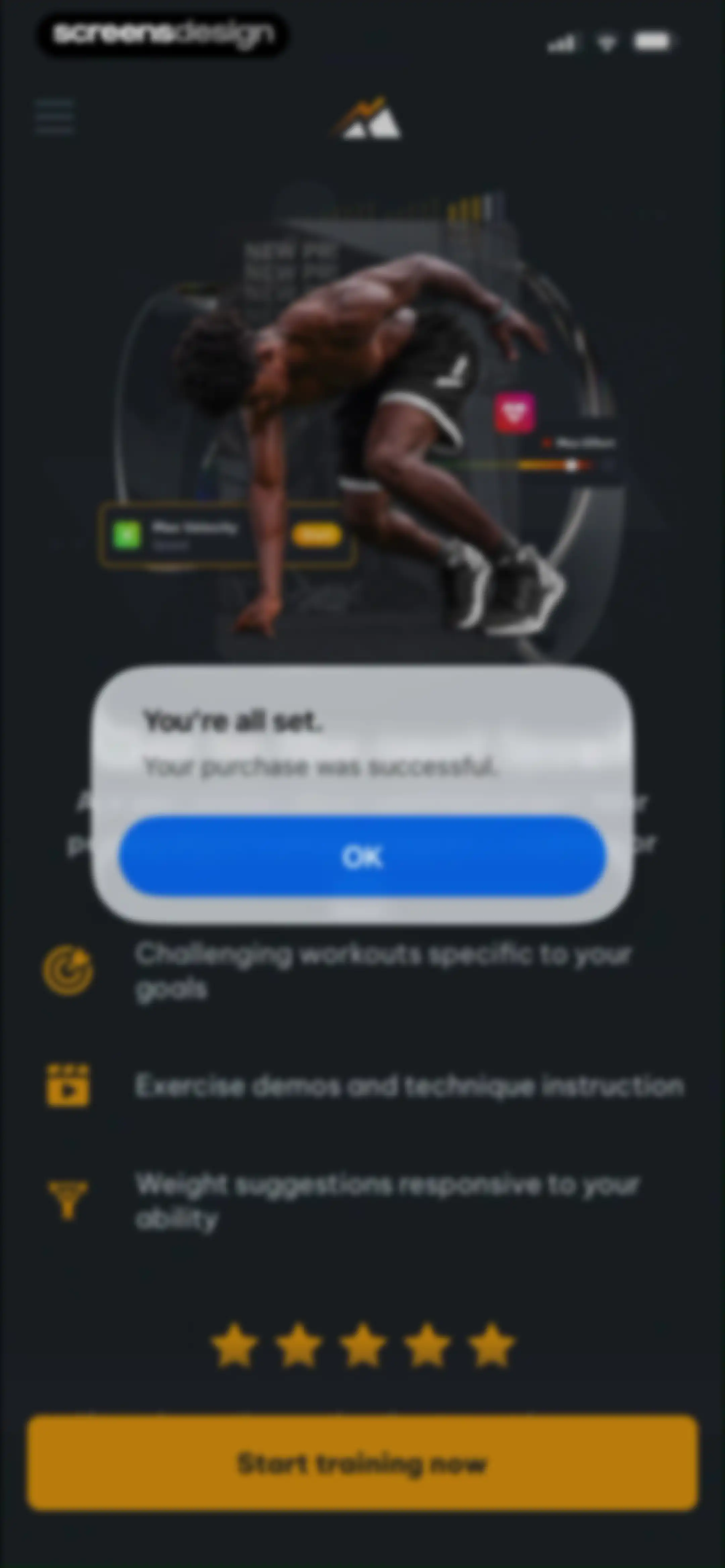 Peak Strength screen 24