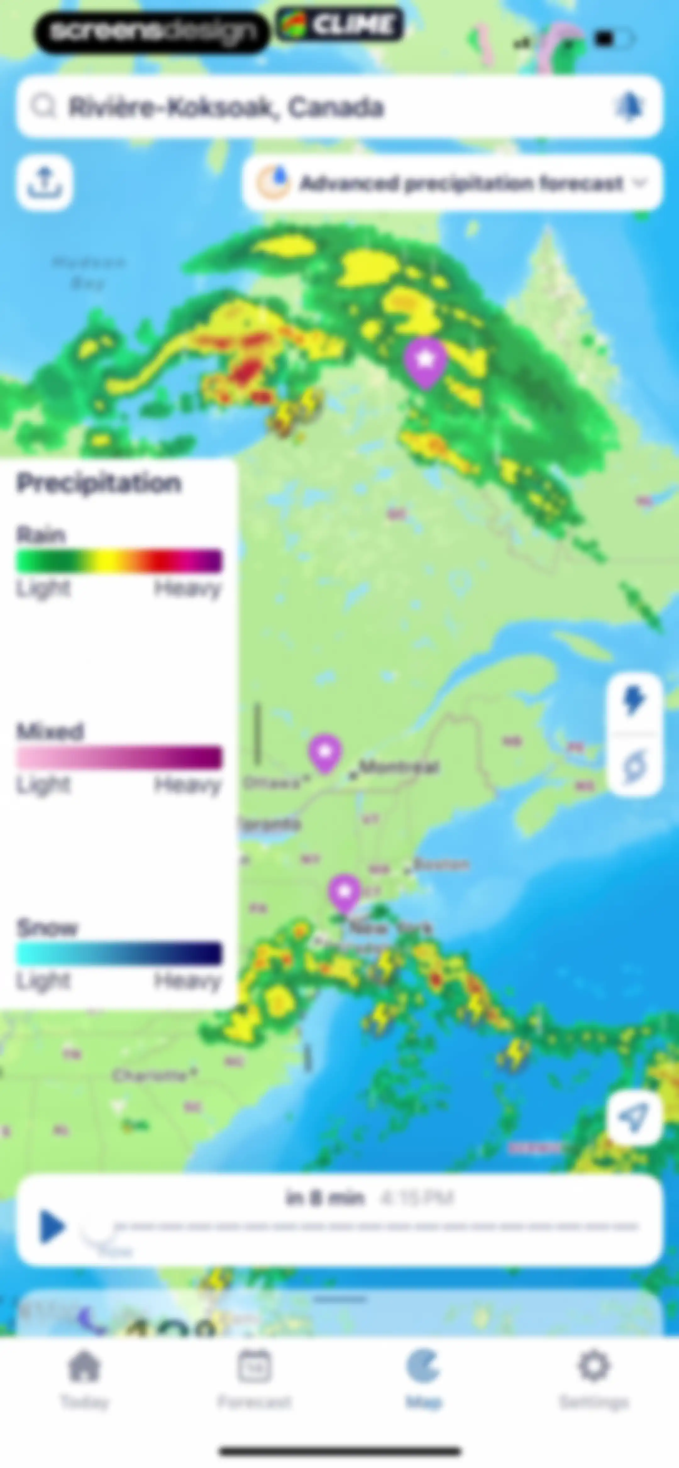 Clime: NOAA Weather Radar Live screen 75