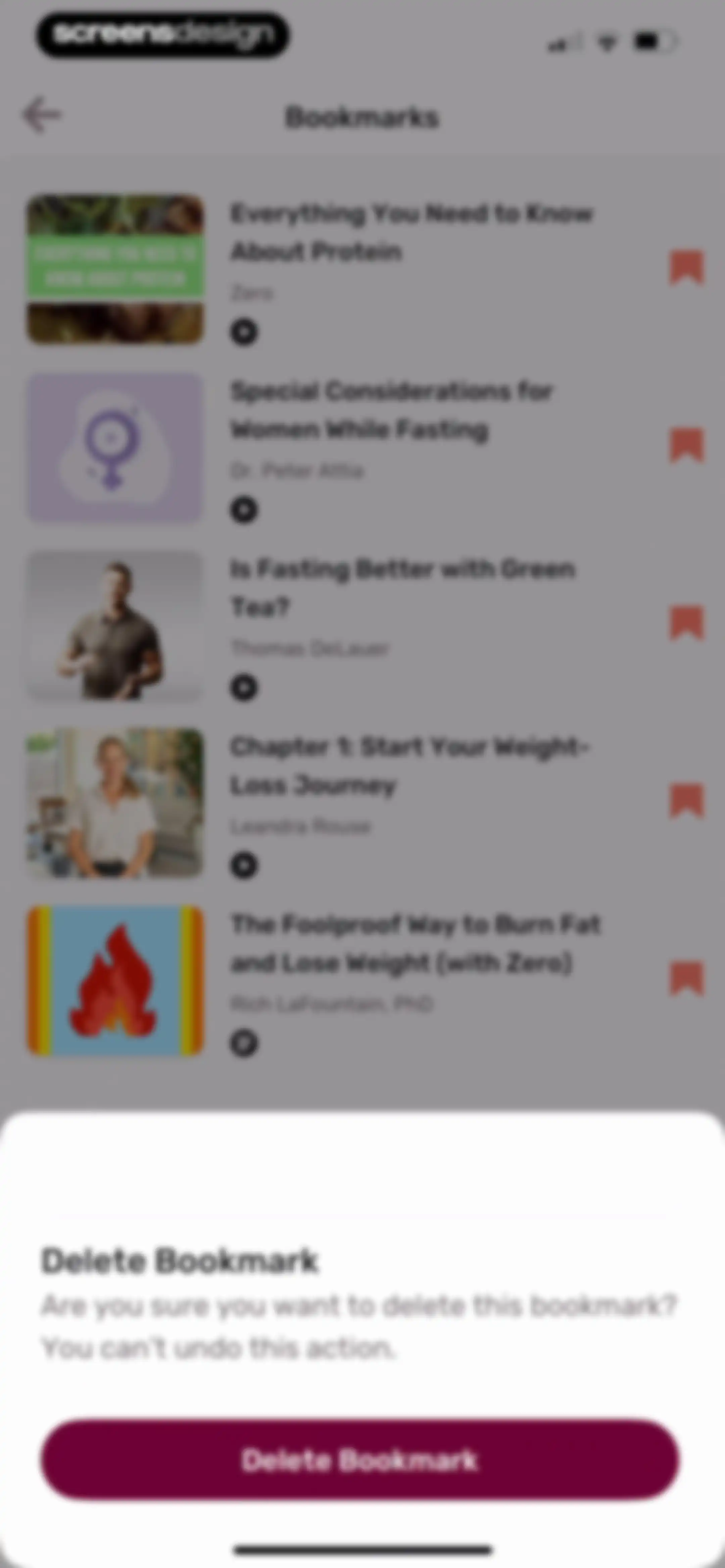 Zero: Fasting & Food Tracker screen 101