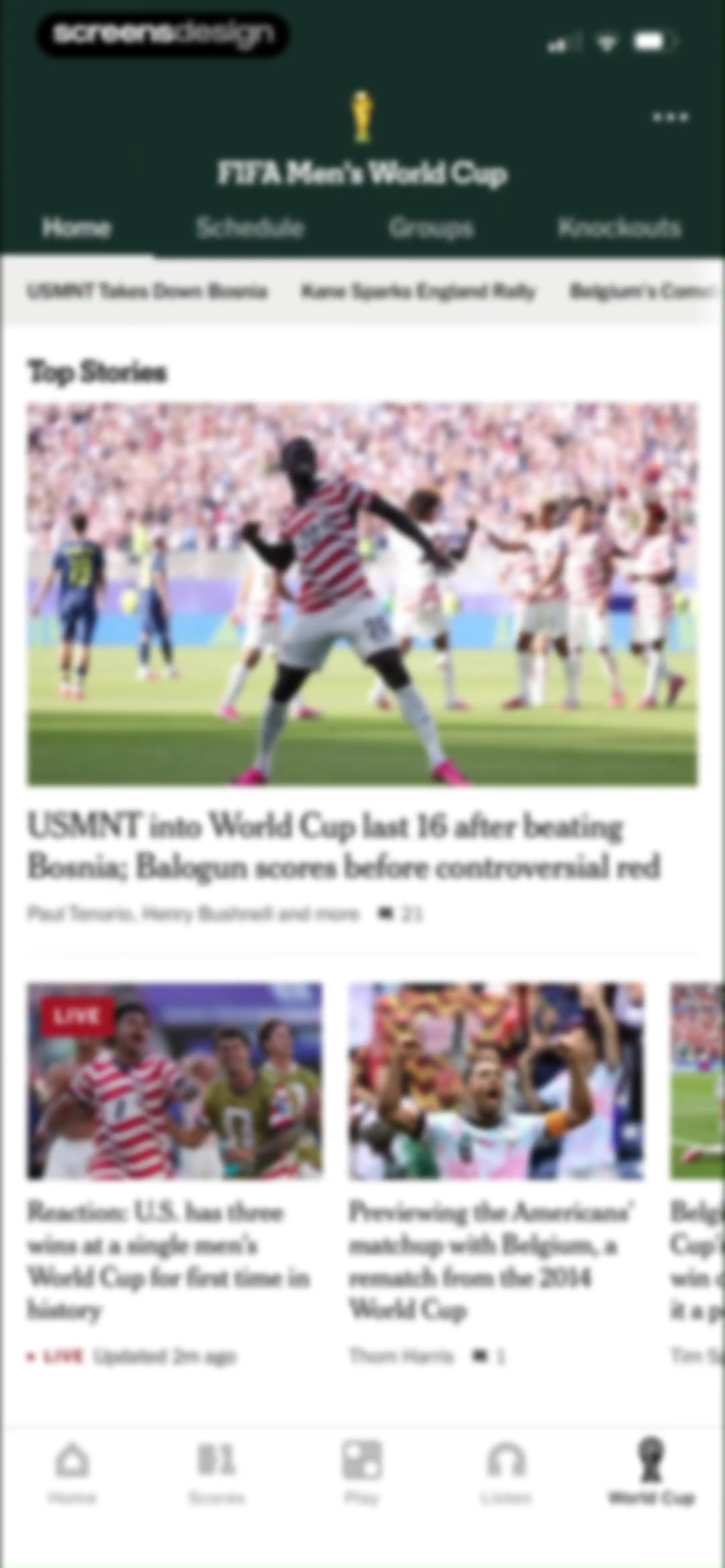 The Athletic: All Sports News screen 115