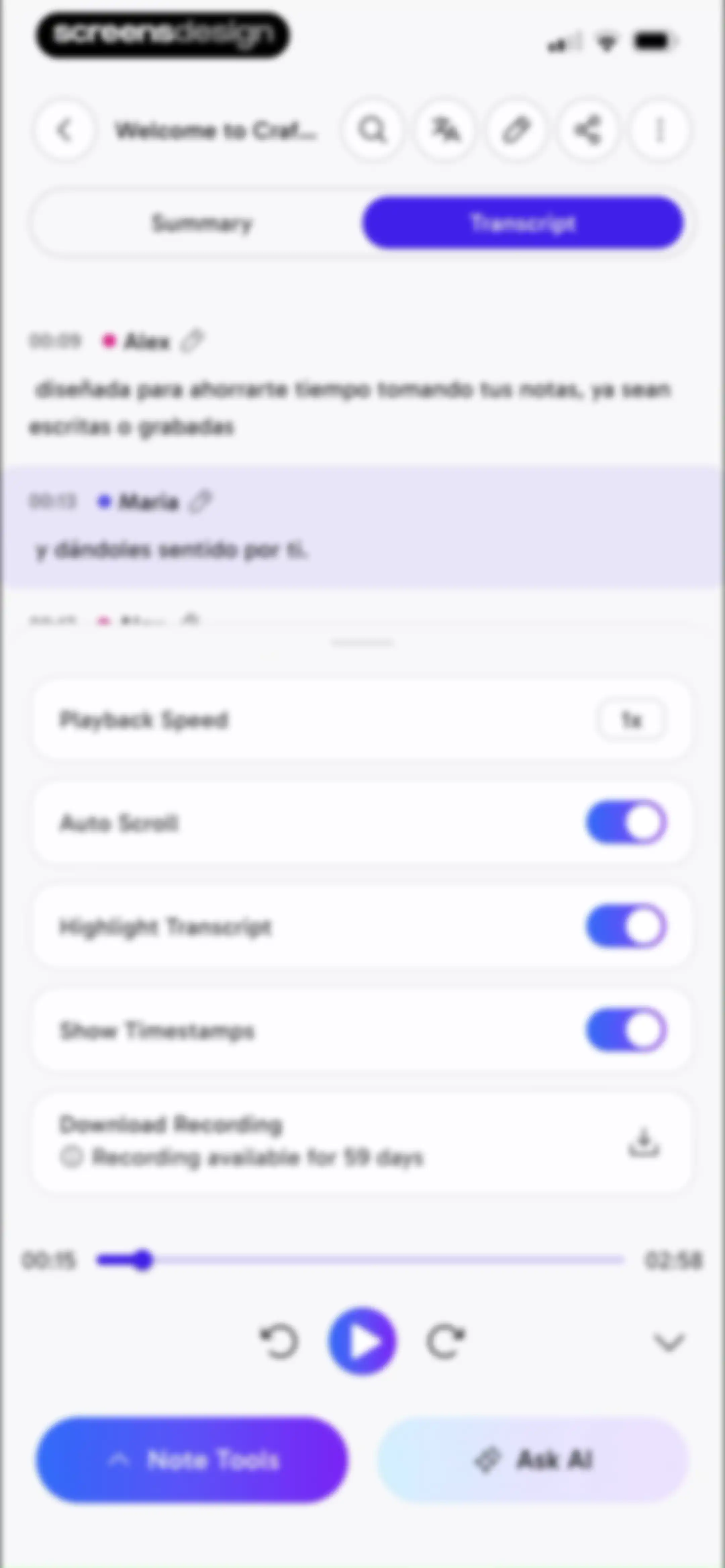 CraftNote: Smart AI Note Taker screen 50