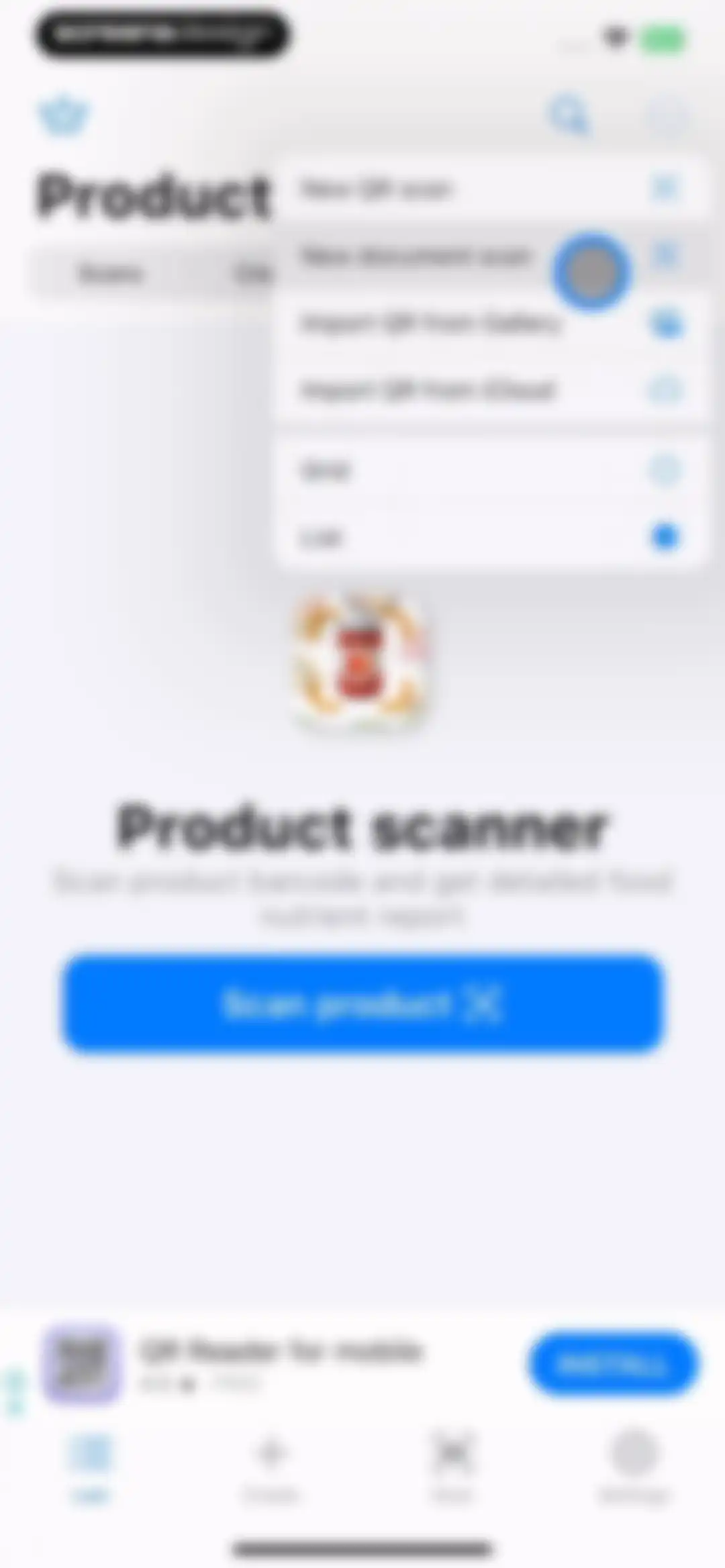 QR Code Reader ® screen 34