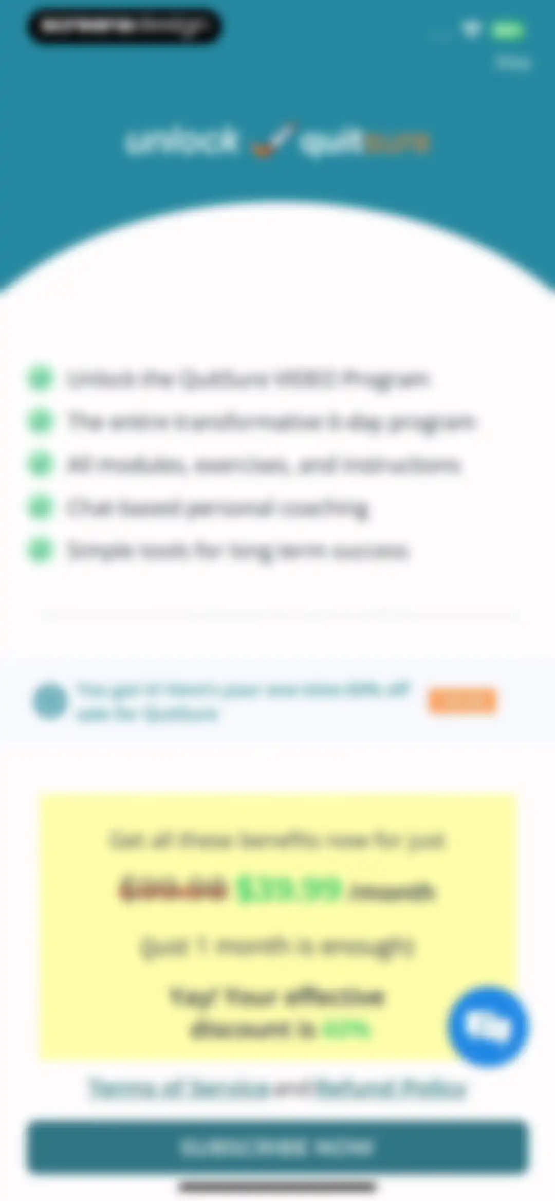 QuitSure Quit Smoking & Vaping screen 40