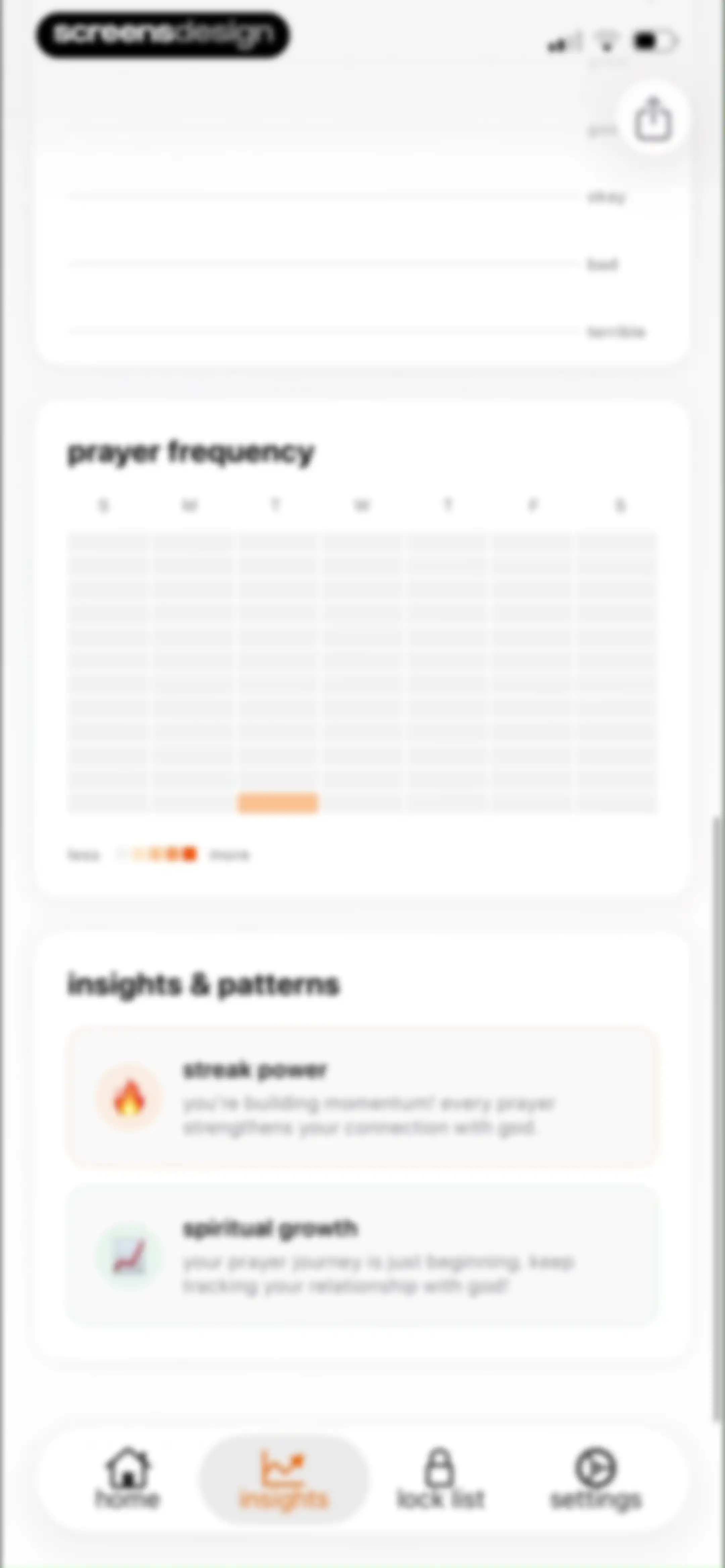 prayer lock: christian focus screen 77