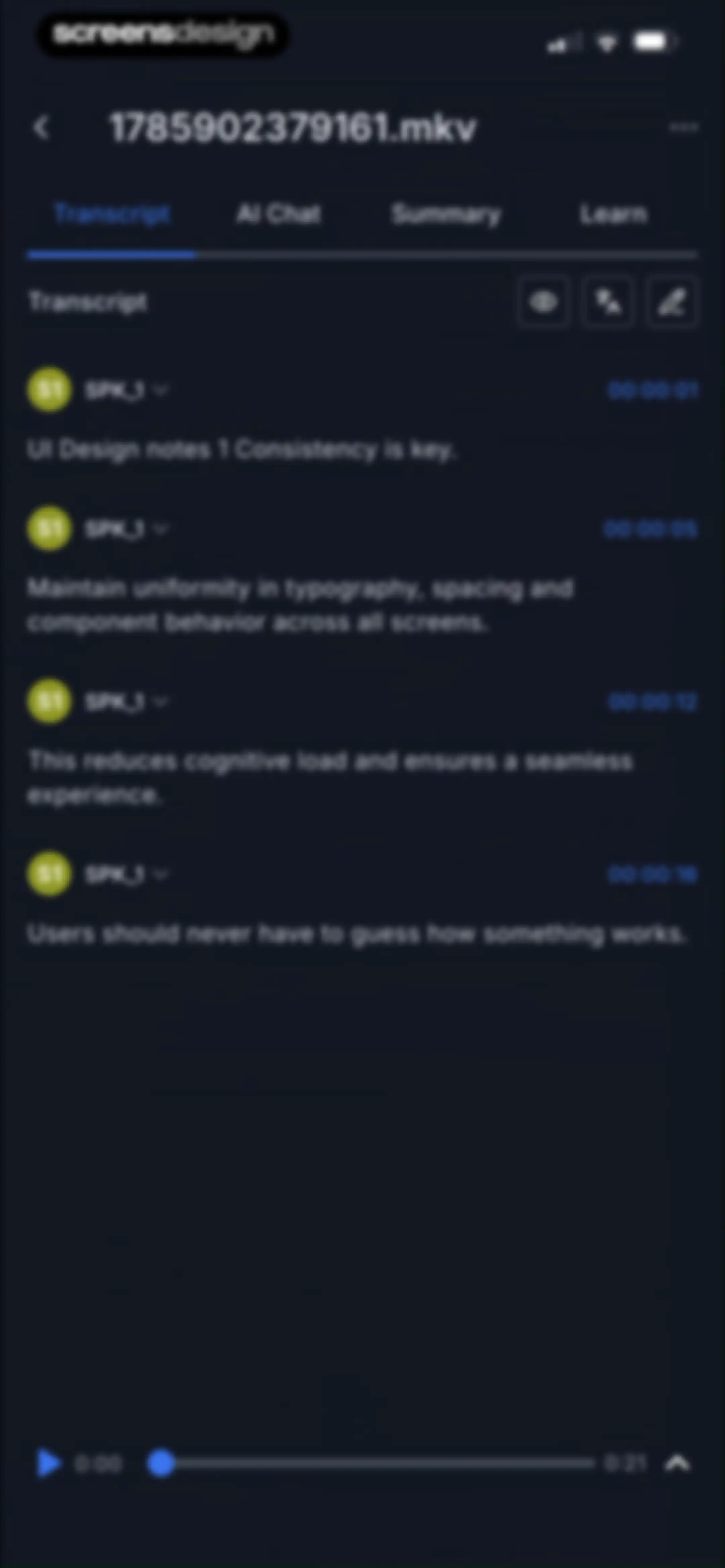 Transkriptor - Speech to Text screen 63