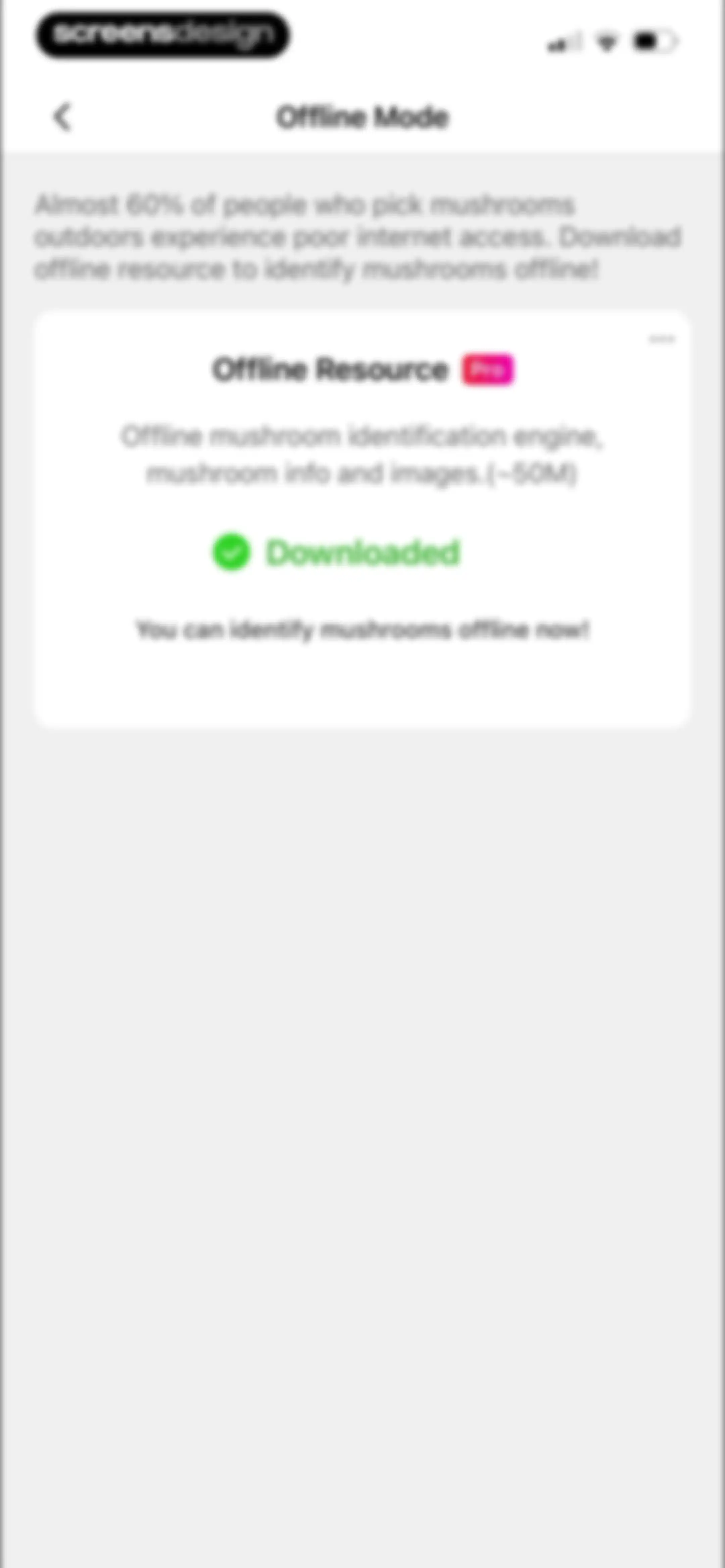 Picture Mushroom: Identifier screen 52