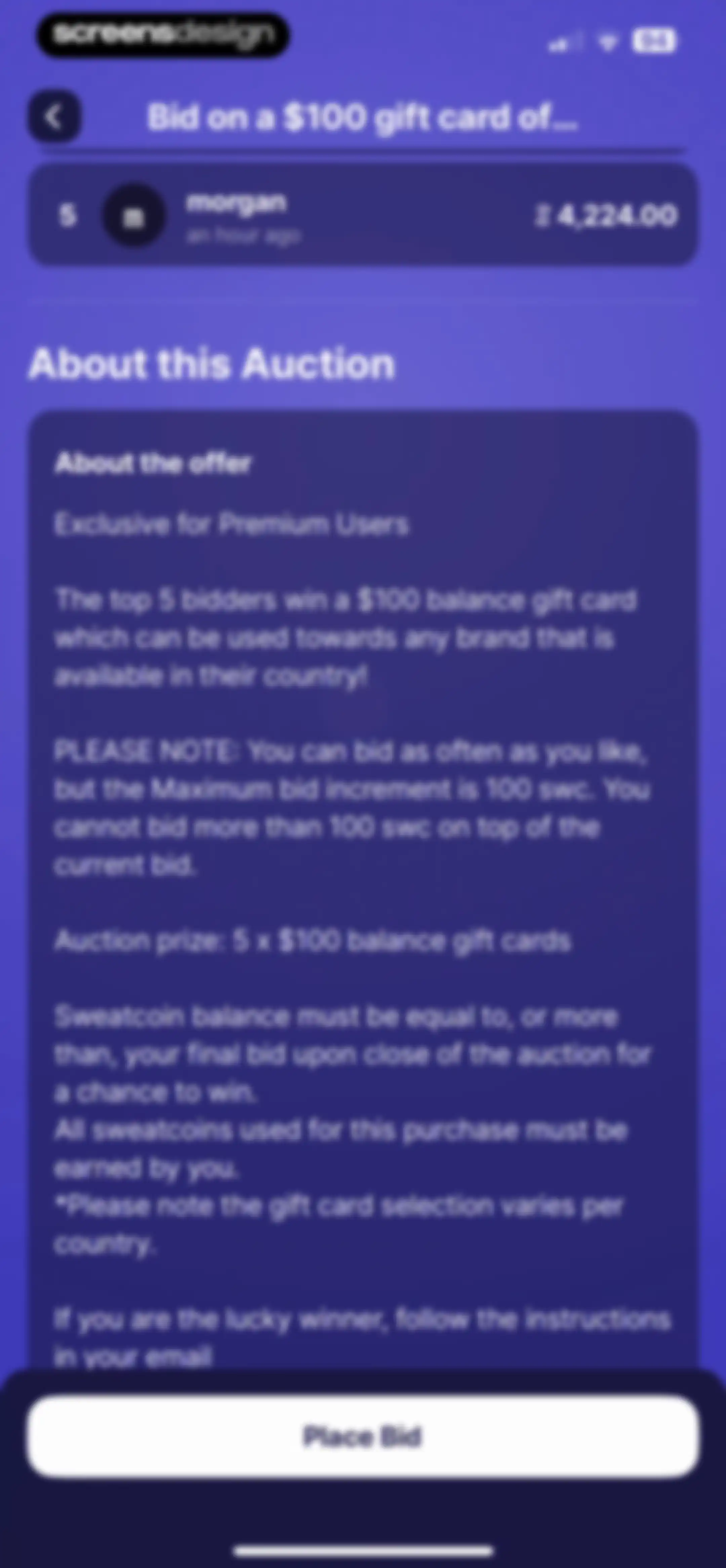Sweatcoin Walking Step Counter screen 103