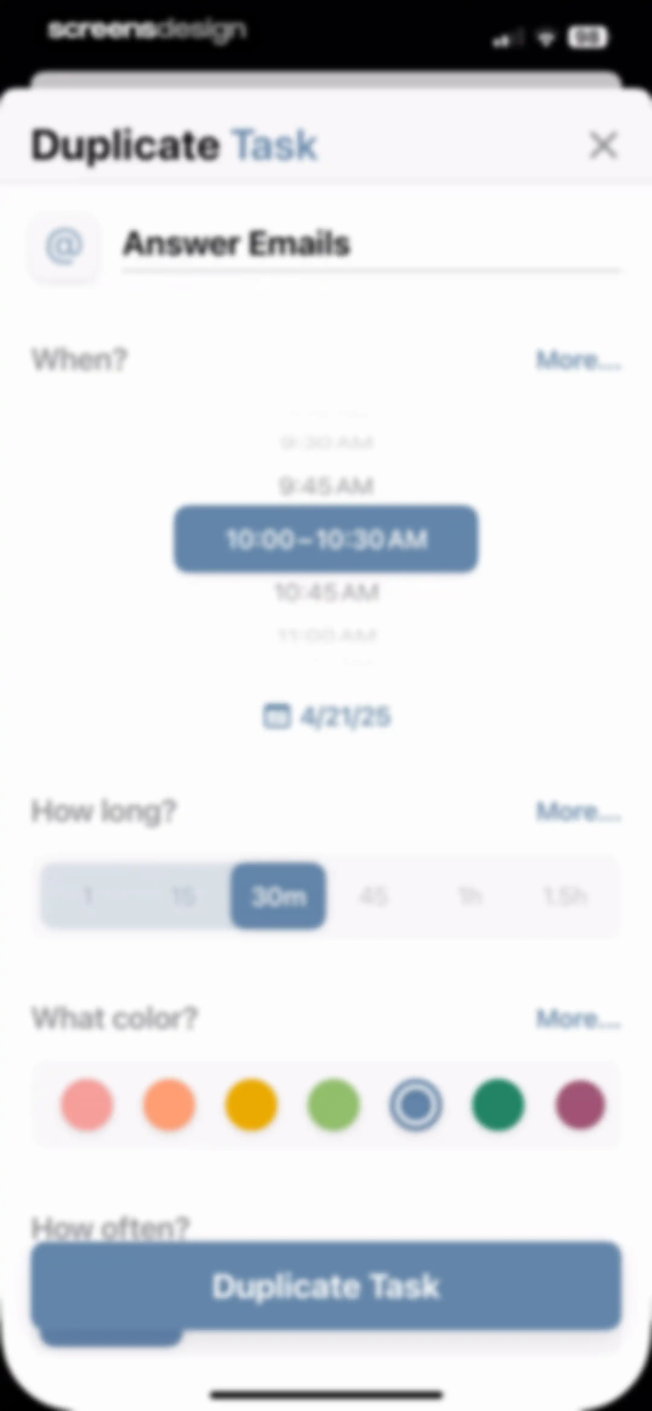 Structured: Daily Planner Todo screen 45