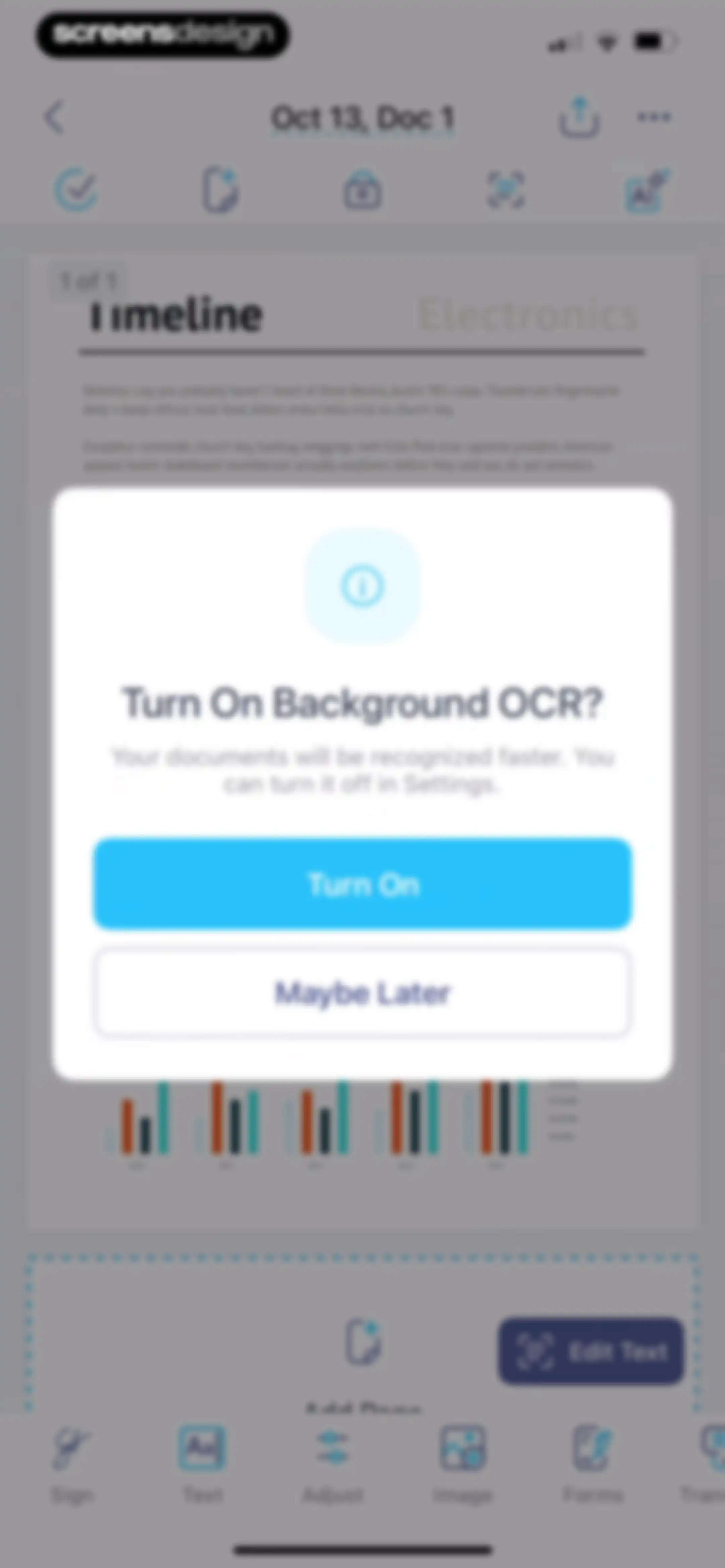 iScanner: PDF Document Scanner screen 26