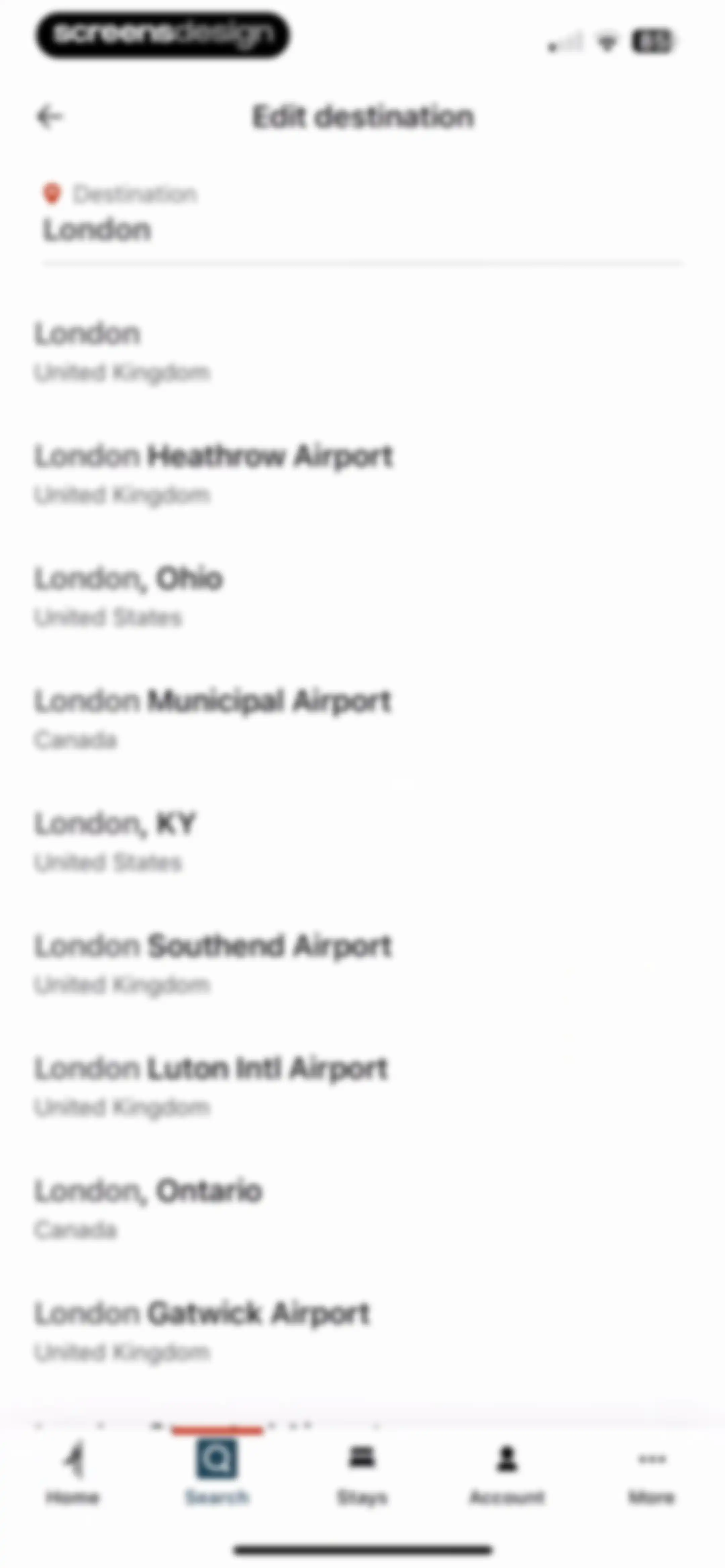 IHG One Rewards: Book Hotels screen 103