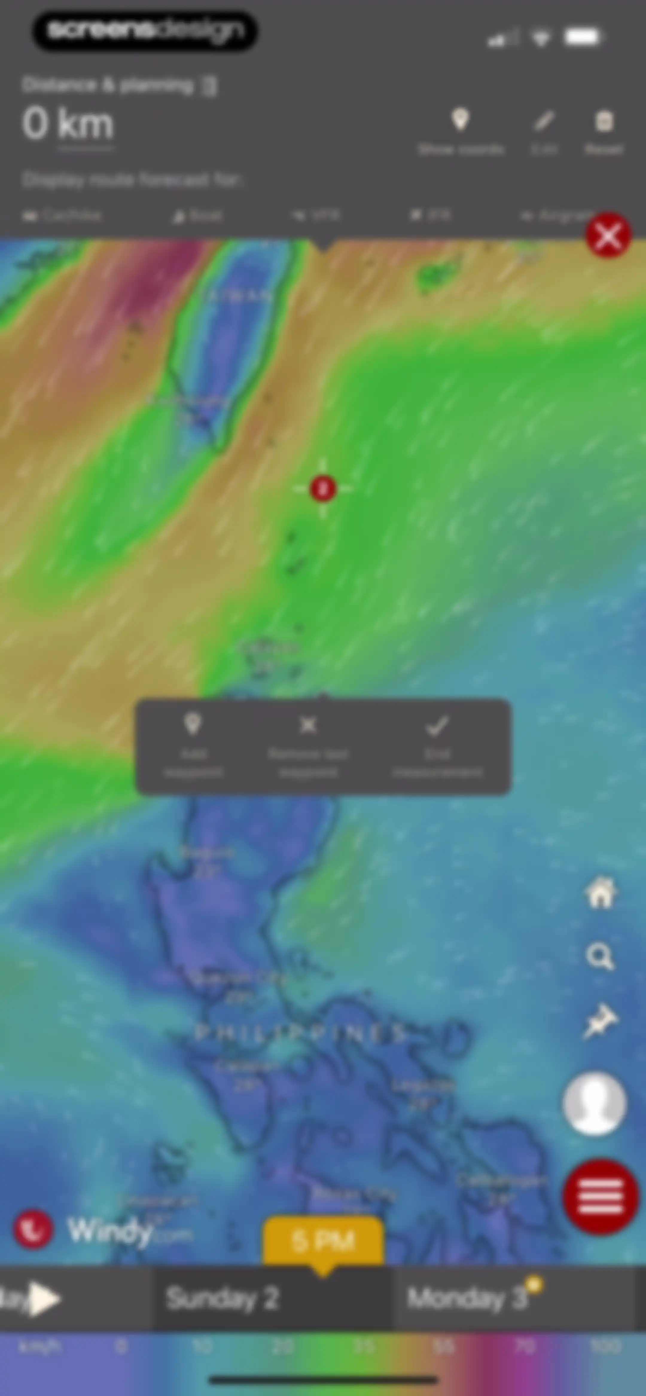 Windy.com screen 24