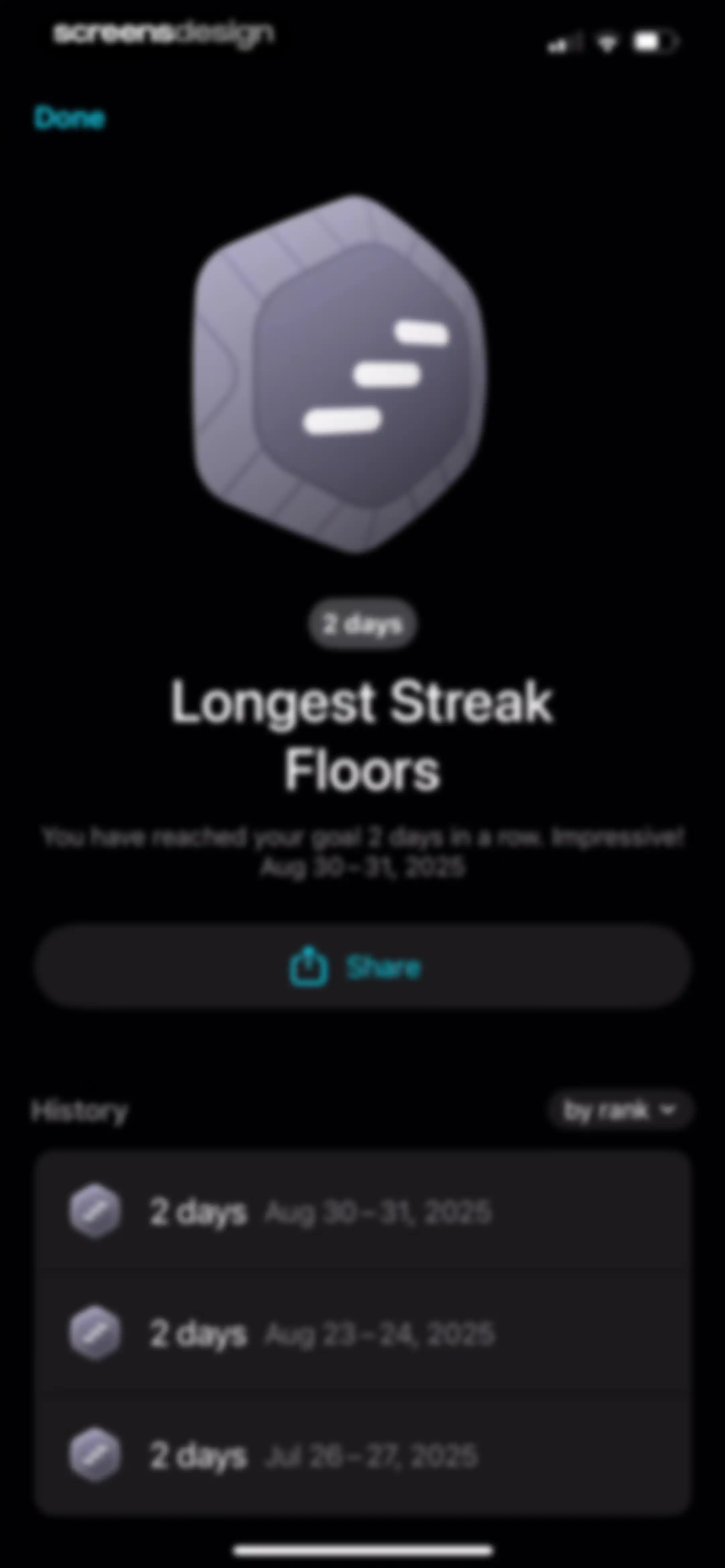 StepsApp Pedometer screen 152