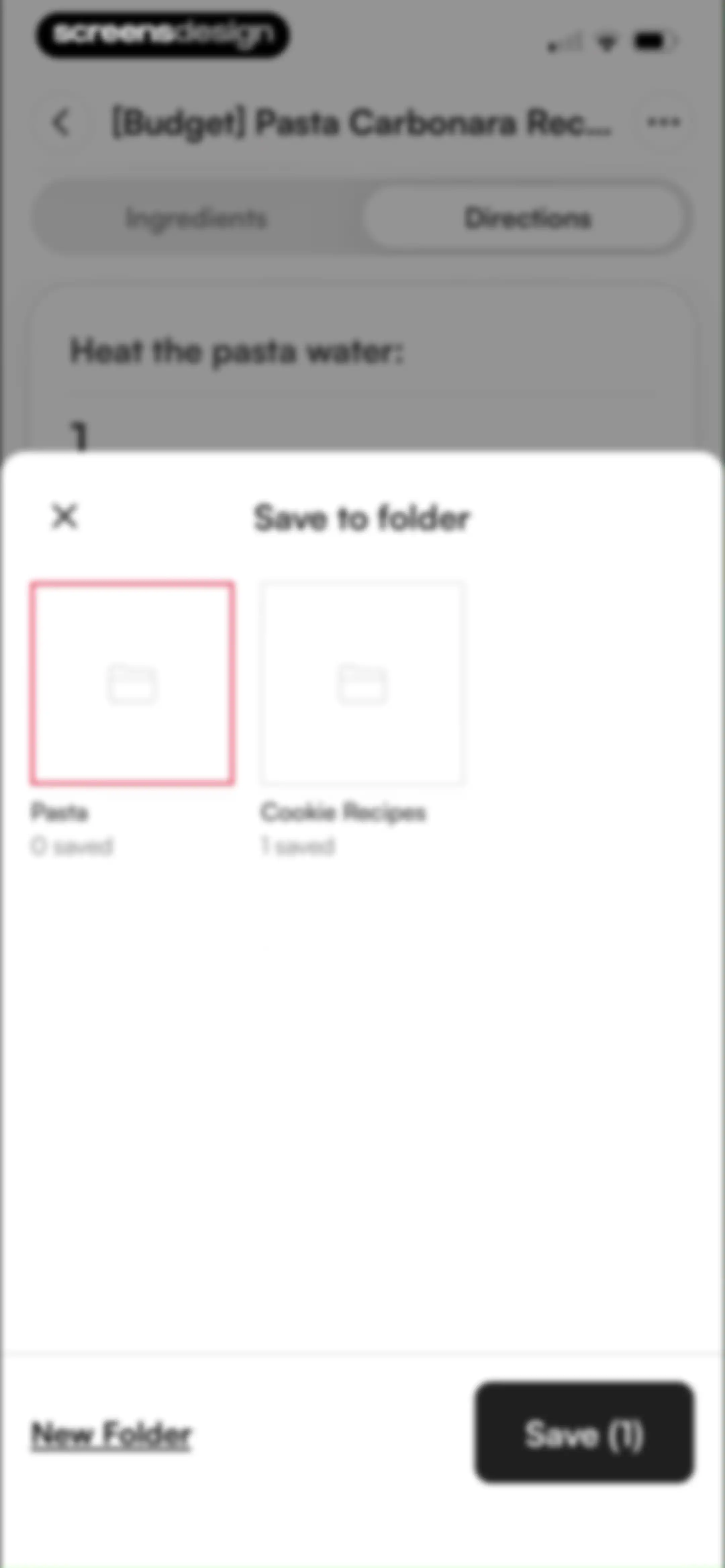 Osta: Save & Share Recipes screen 120