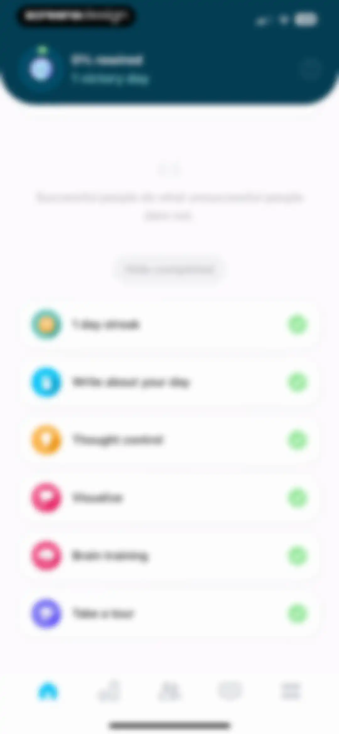 Brainbuddy: Quit PMO screen 162