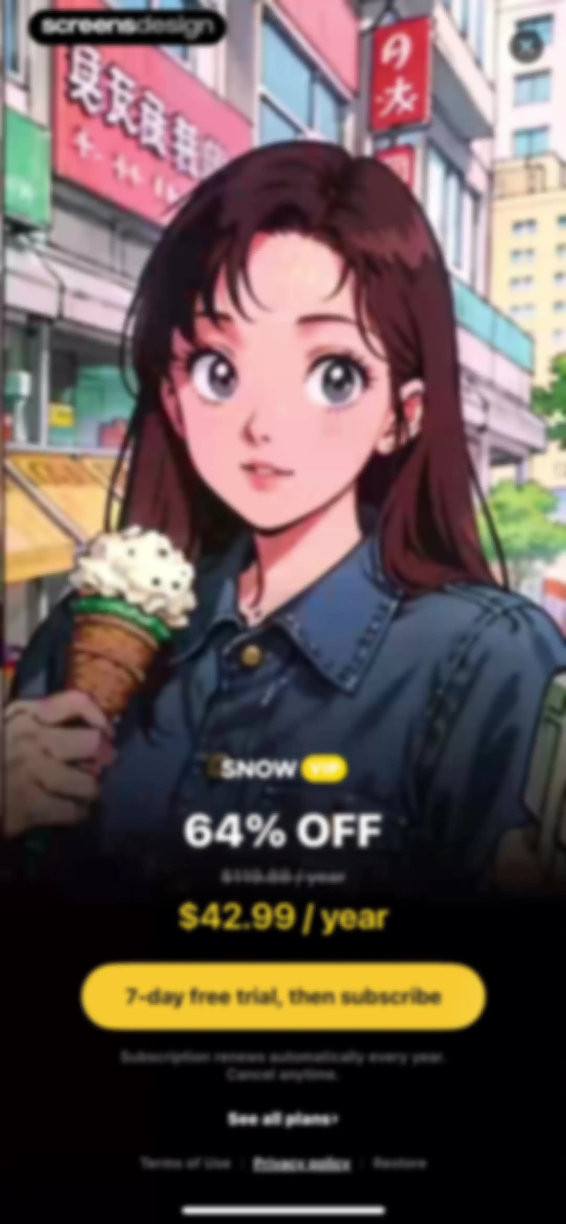 SNOW - AI Profile screen 8
