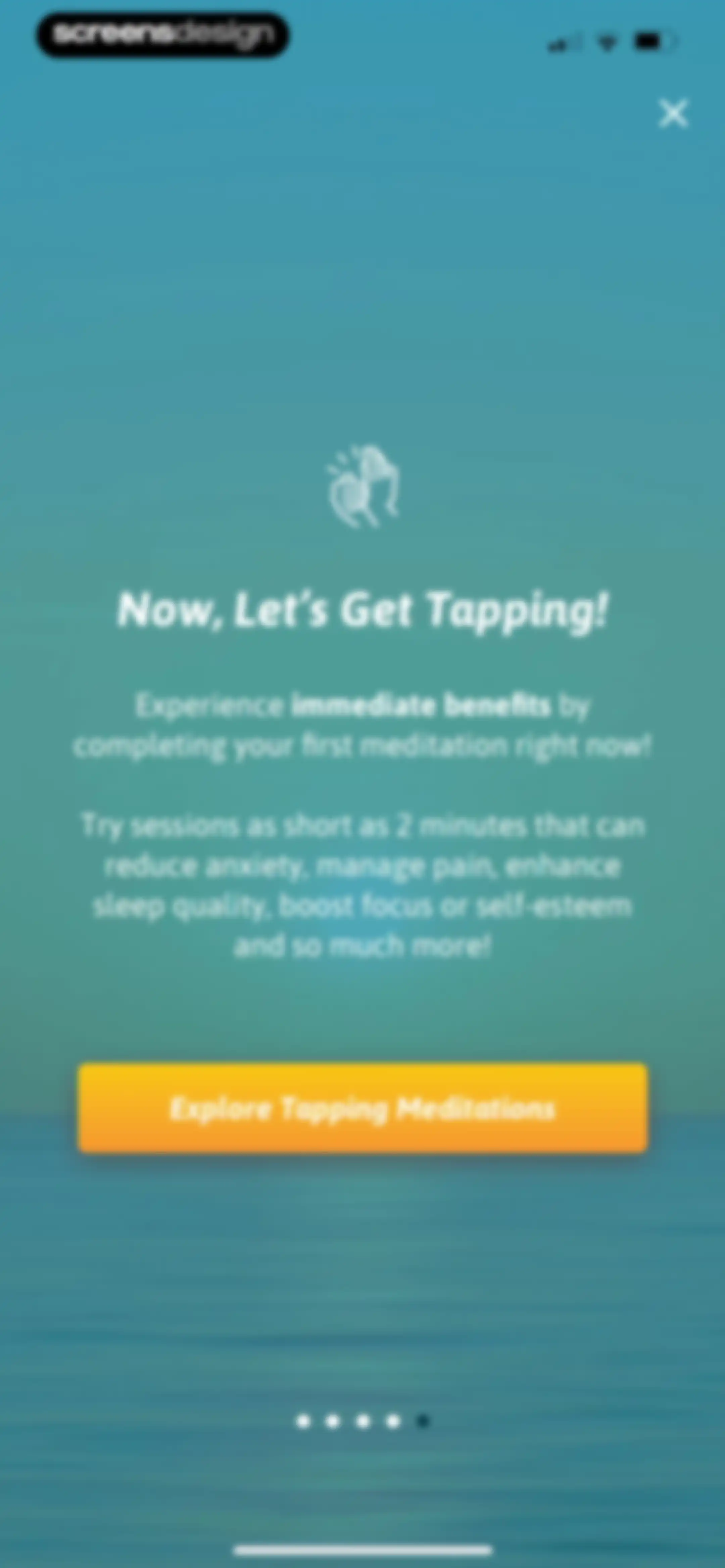 The Tapping Solution screen 17