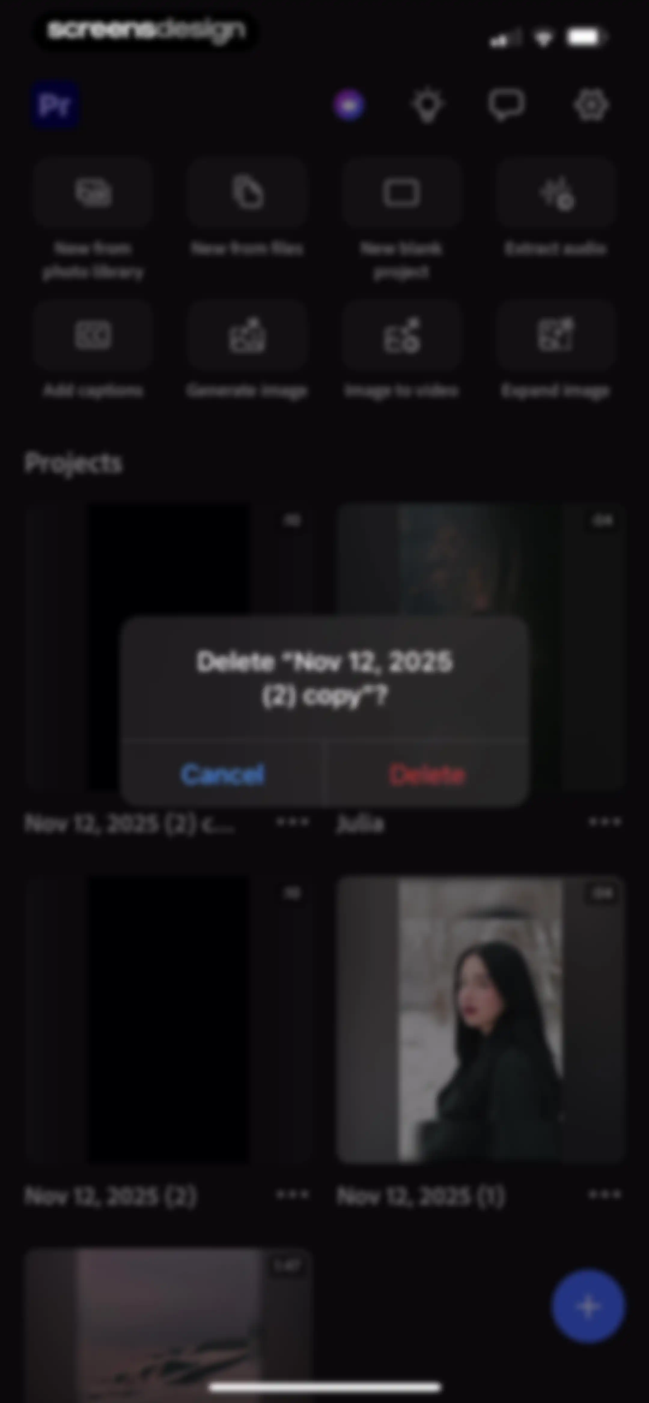 Adobe Premiere AI Video Editor screen 93