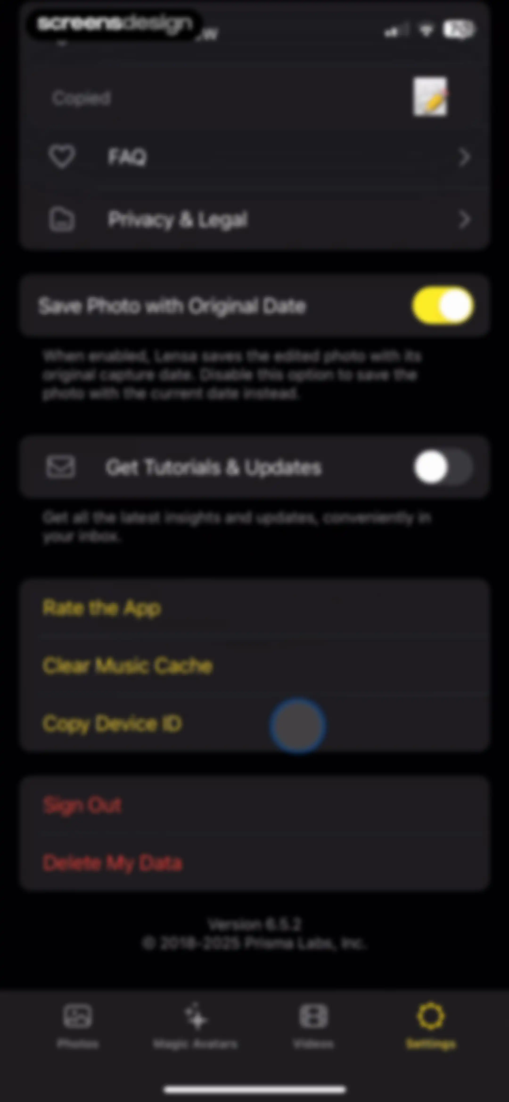 Lensa AI: Photo Editor screen 130