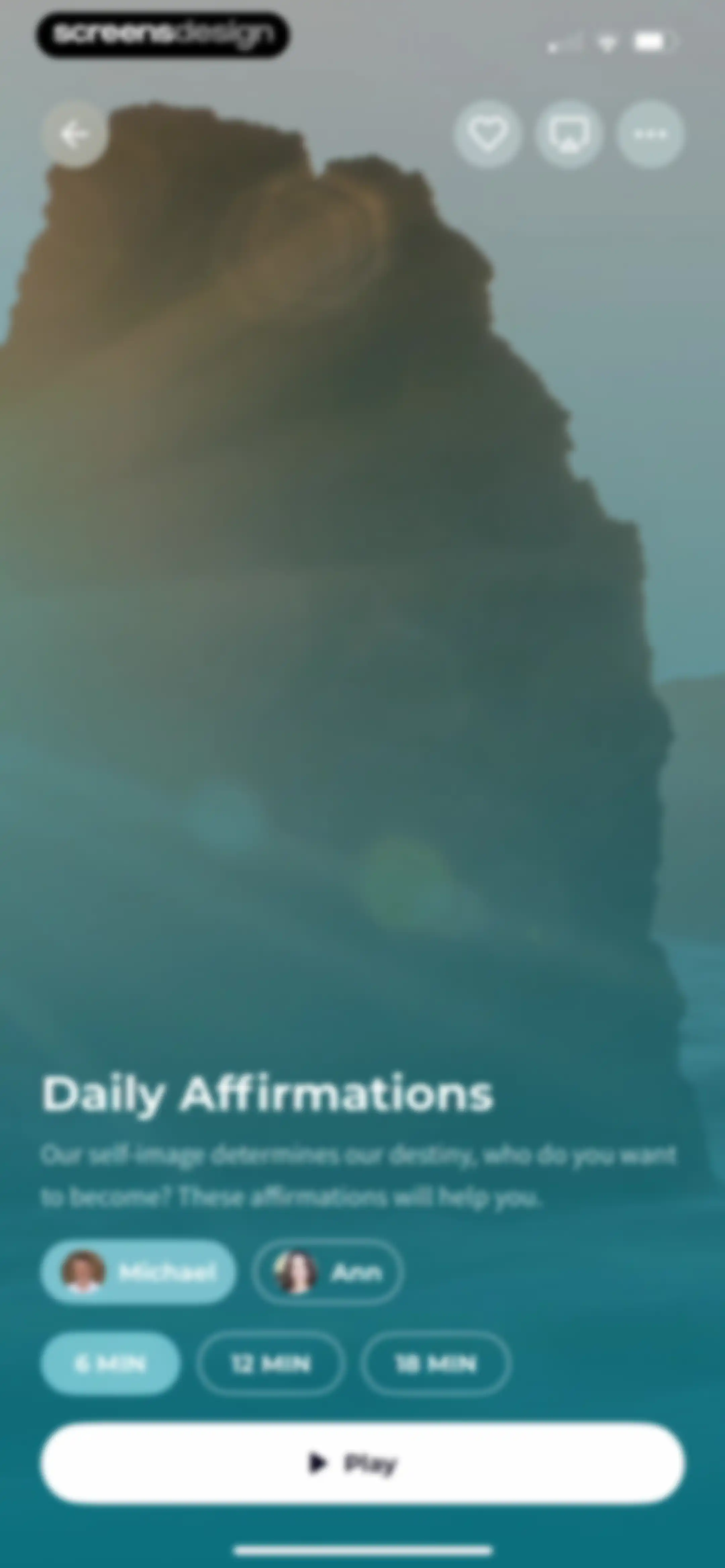 Meditation Moments - Guided screen 69