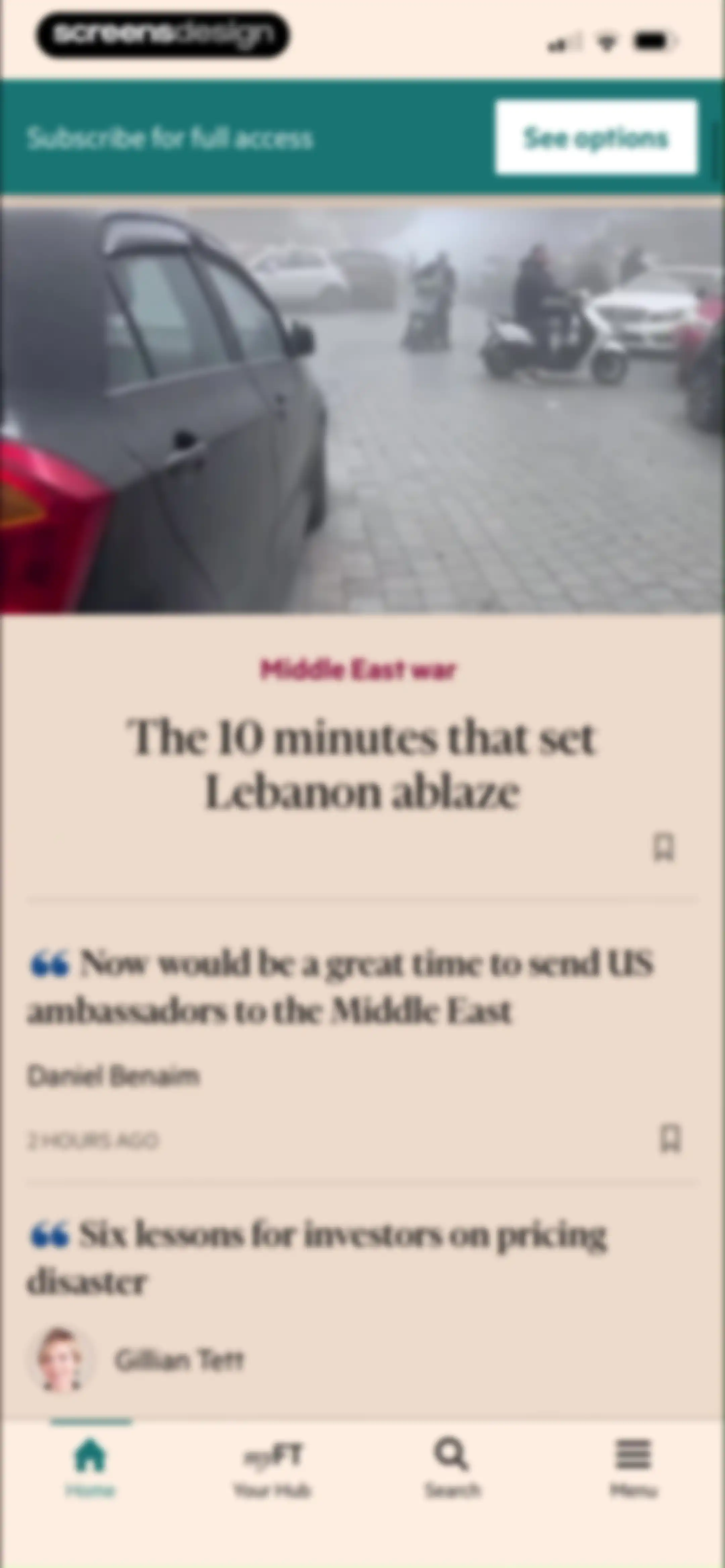 Financial Times: Business News screen 48