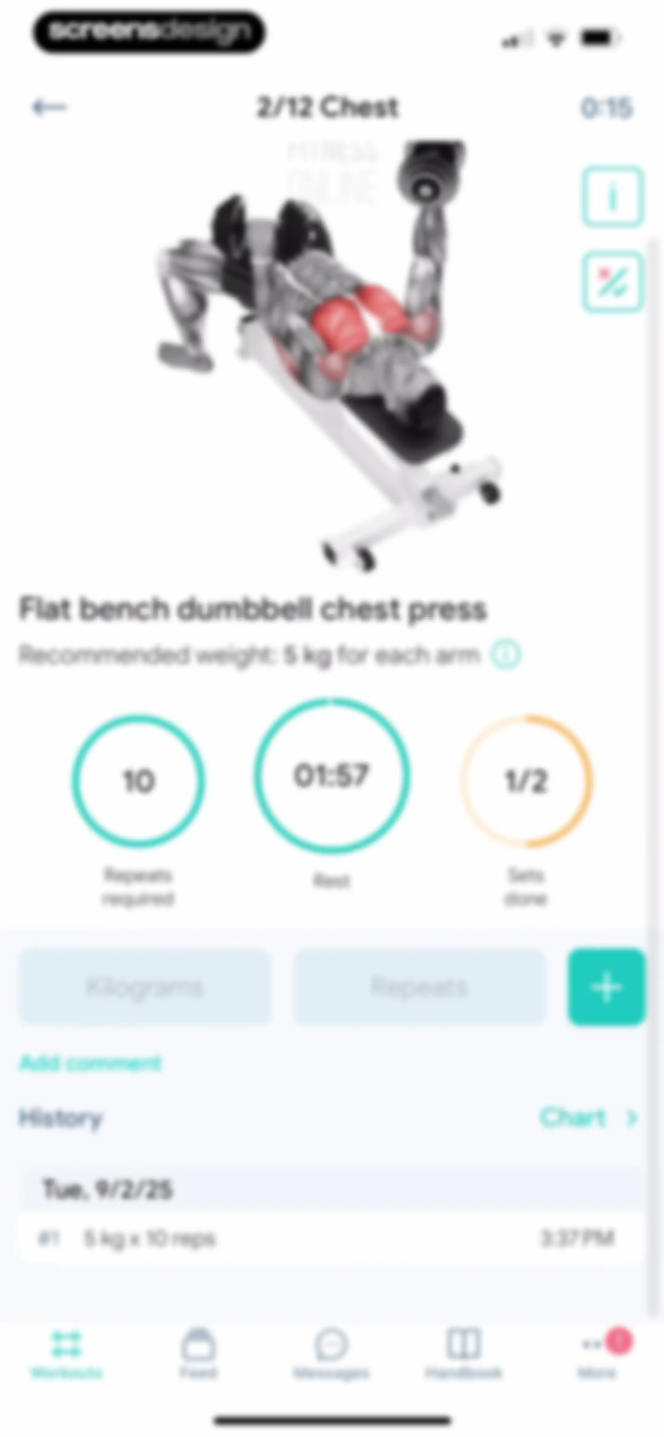 Fitness App: Gym Workout Plan screen 48