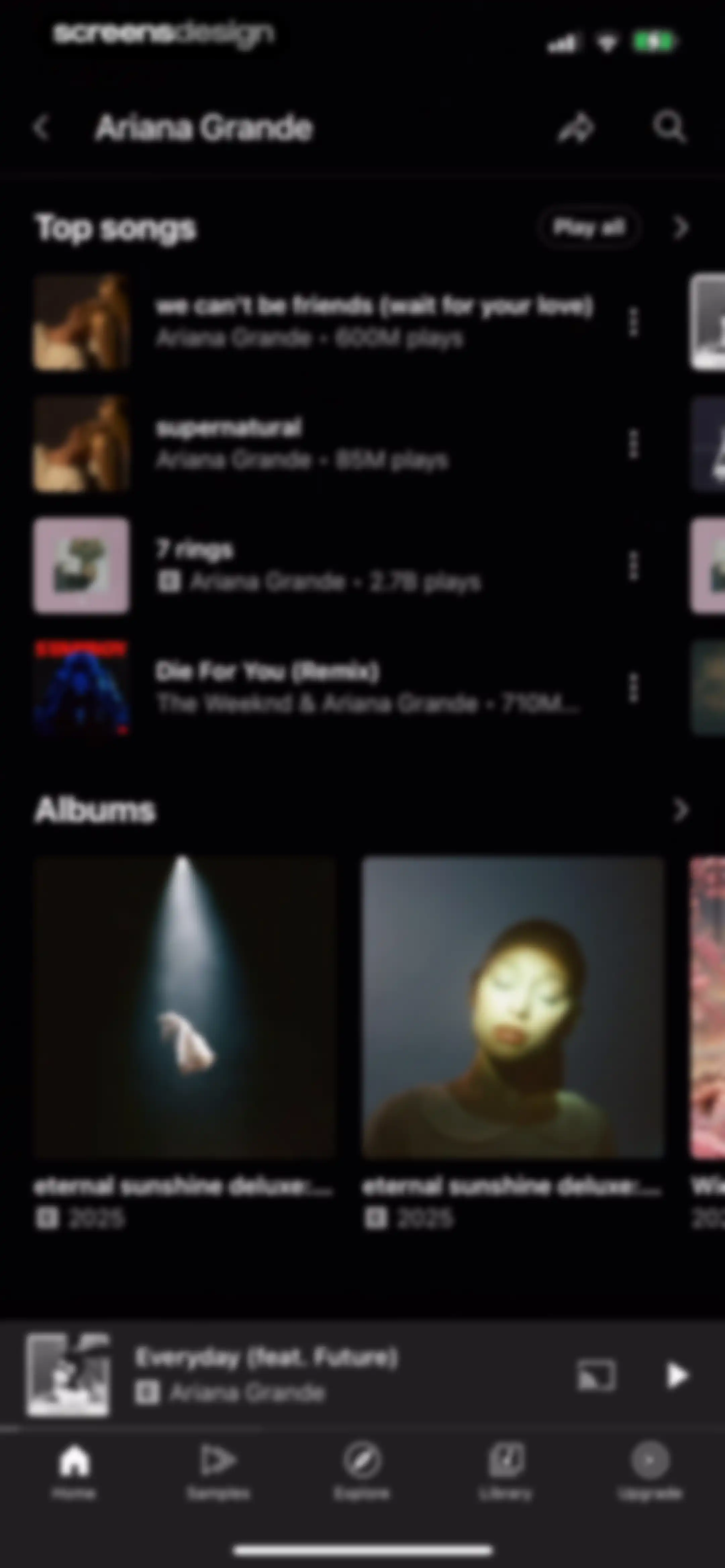 YouTube Music screen 80