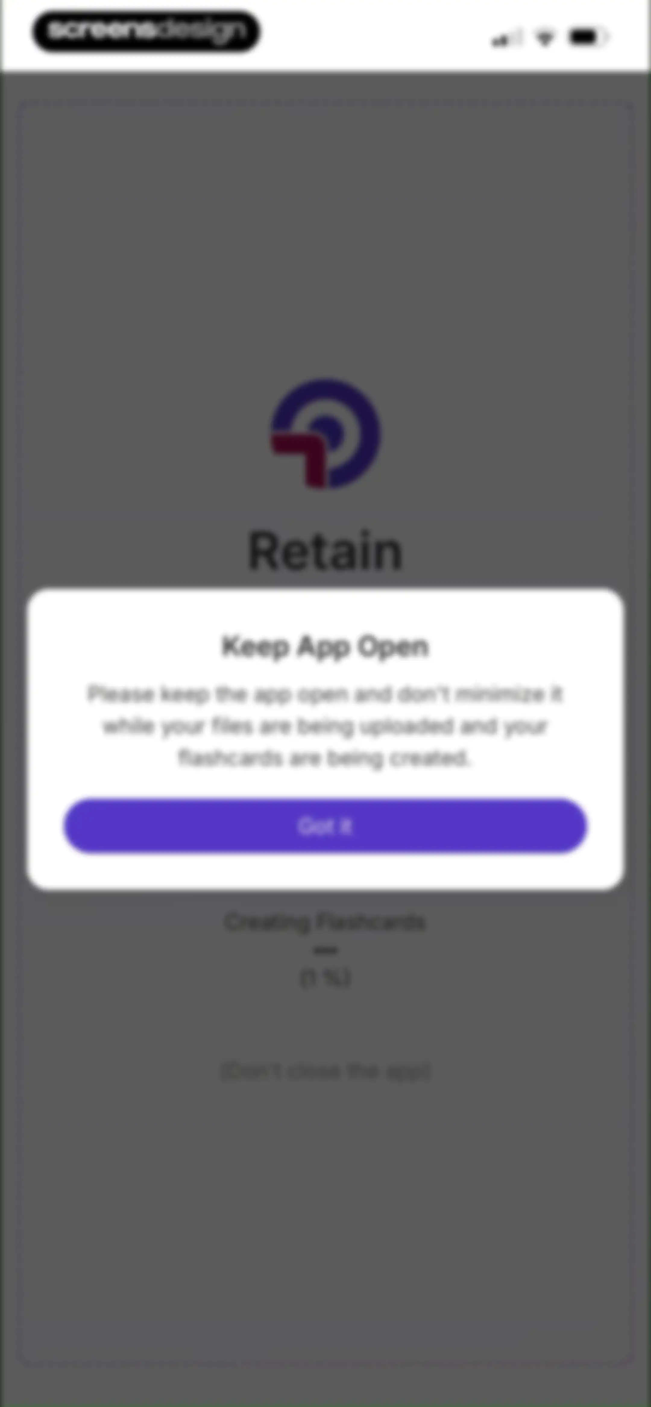 Retain Cards: AI Flashcards screen 37