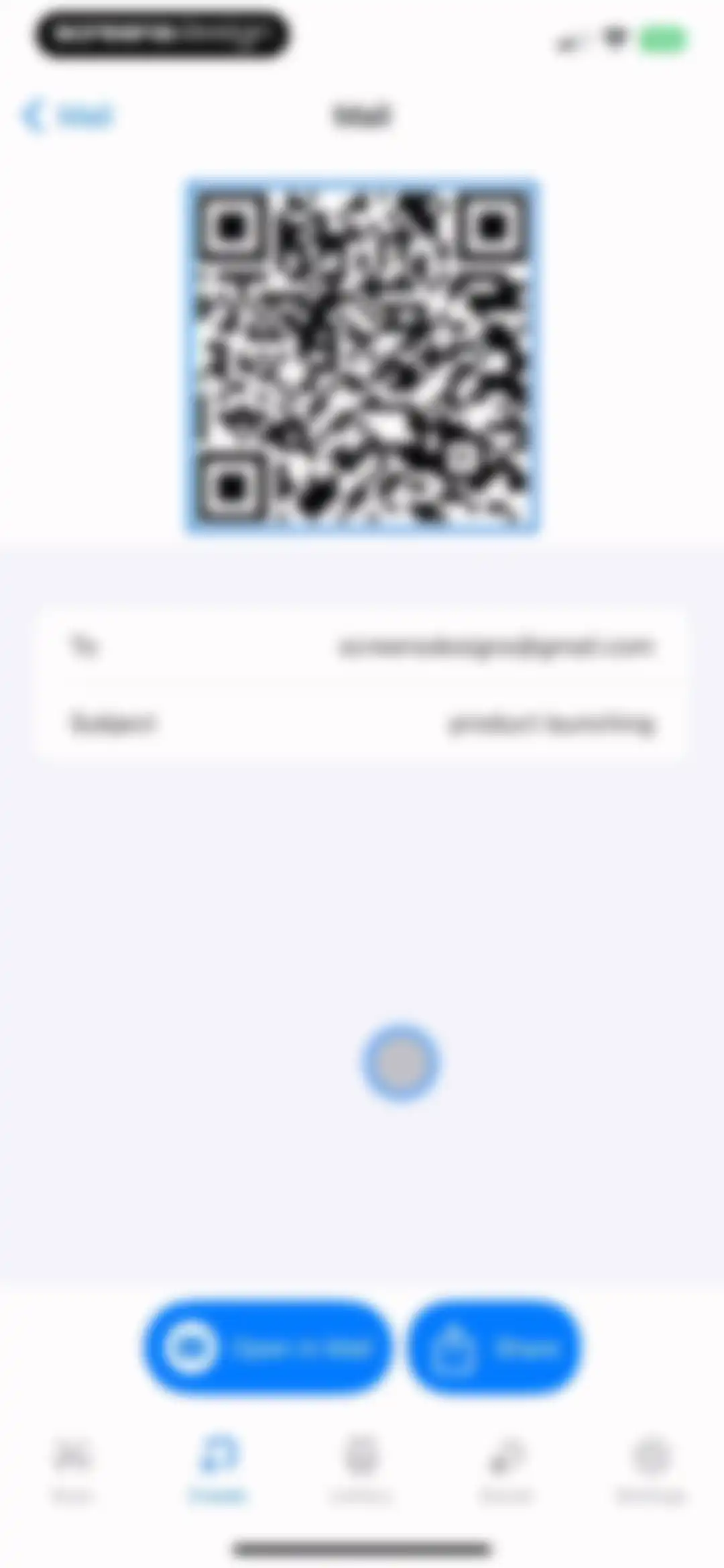 Scan QR Code. screen 14