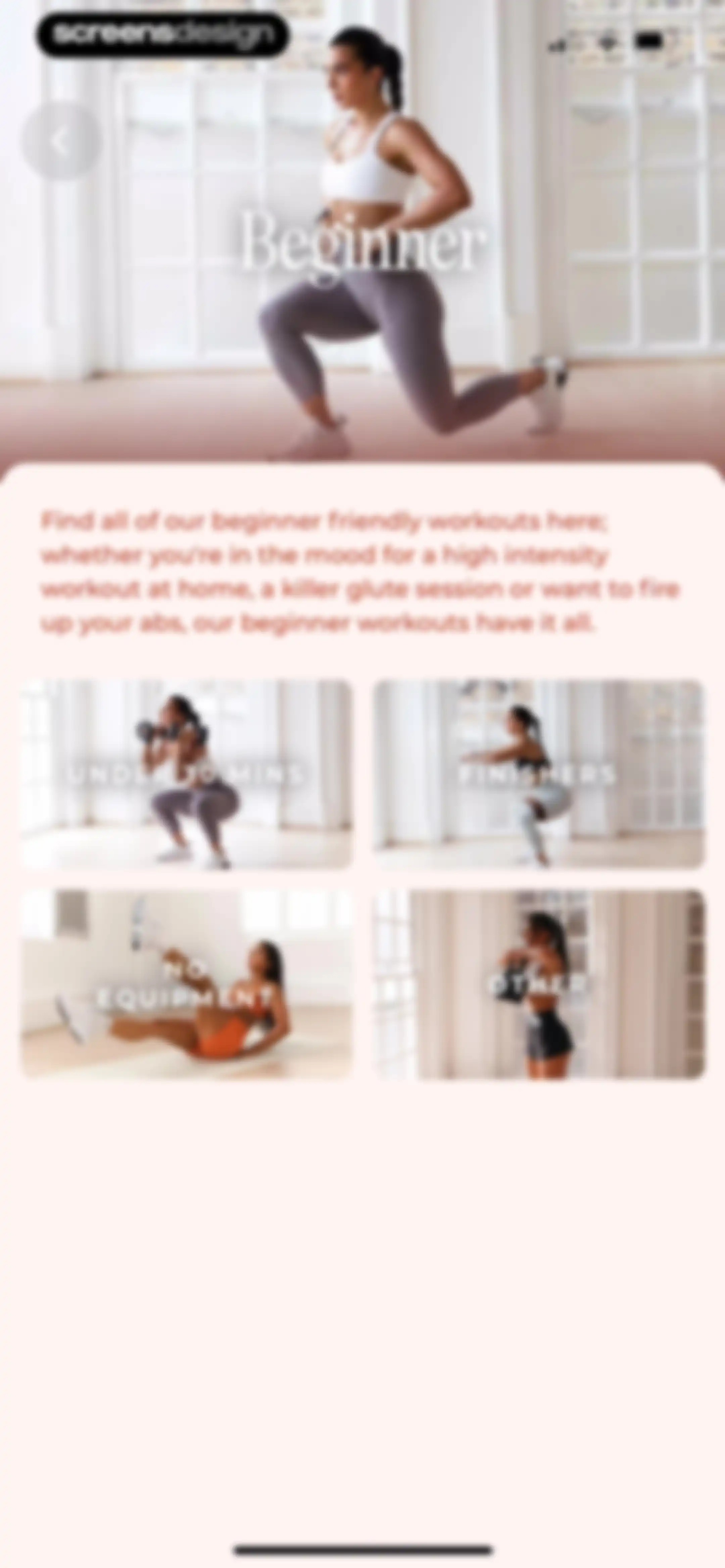 WeGLOW: Home Workout for Women screen 139