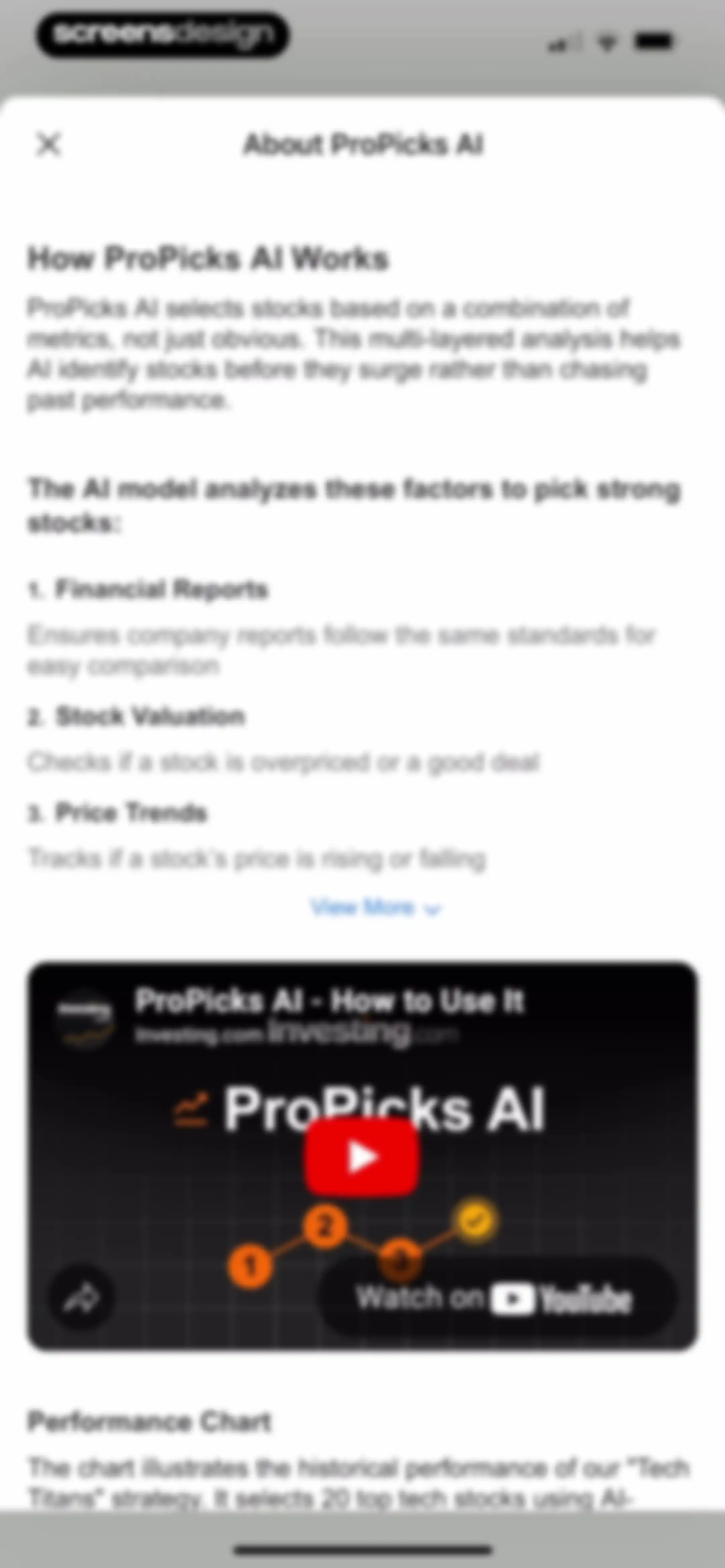 Investing.com: Stock Market screen 75