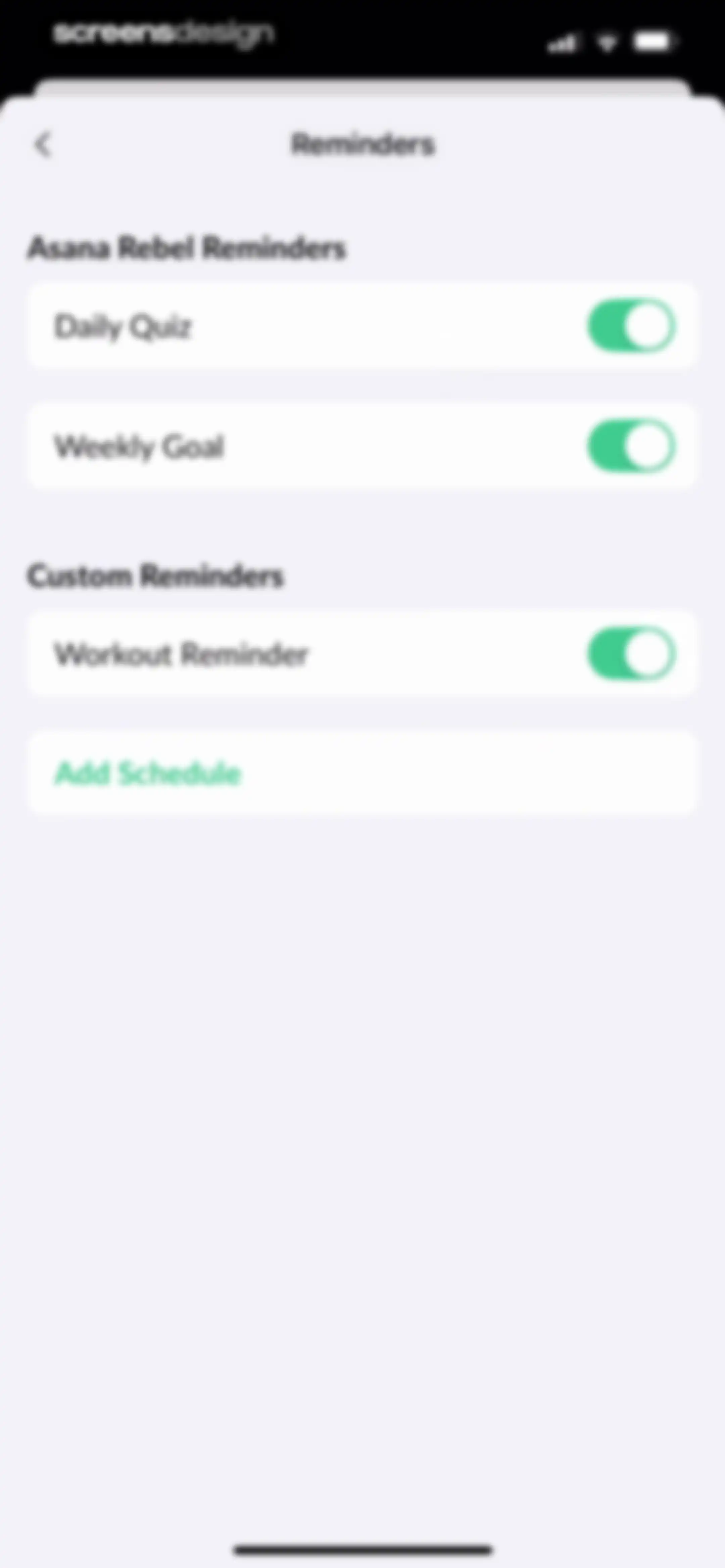 Asana Rebel: Get in Shape screen 109