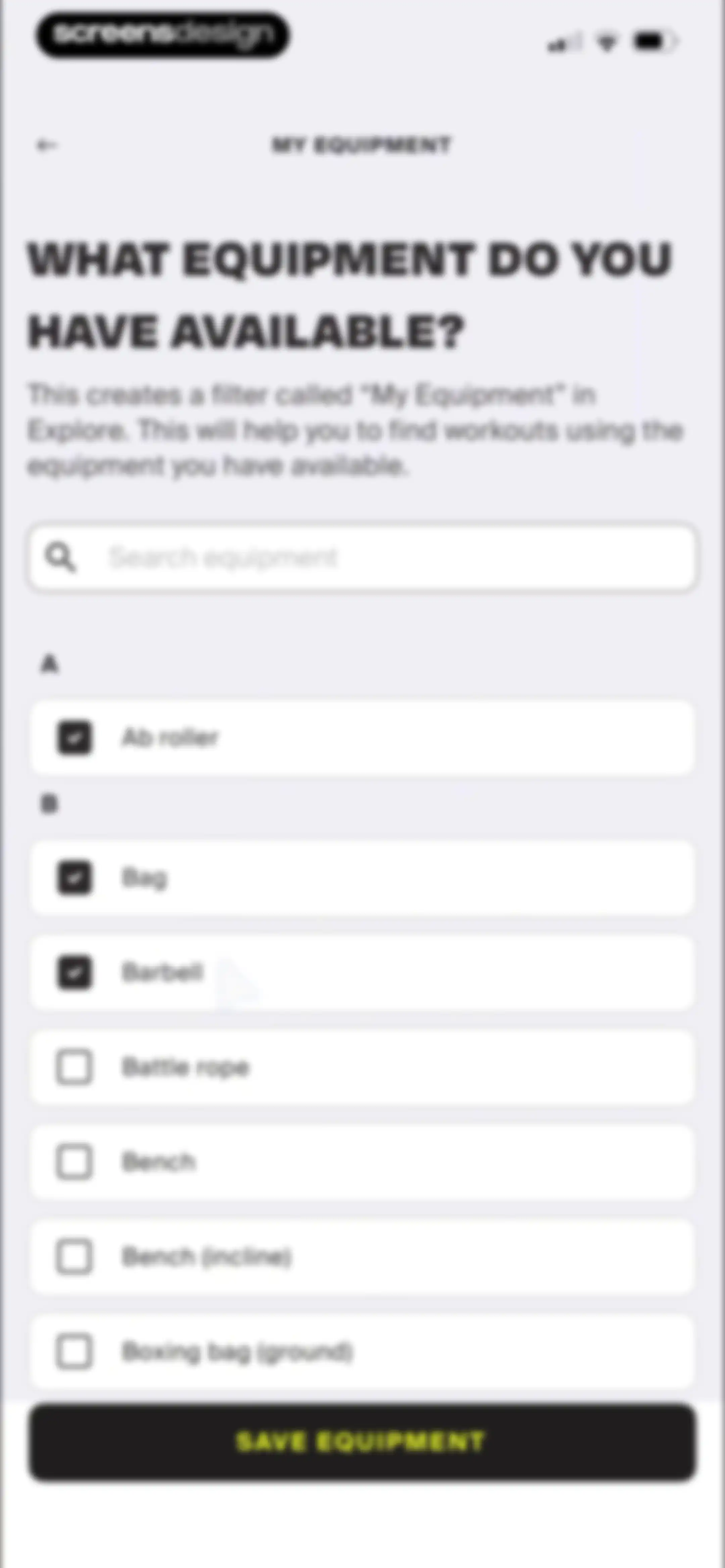 Centr: Strength & Fitness App screen 118