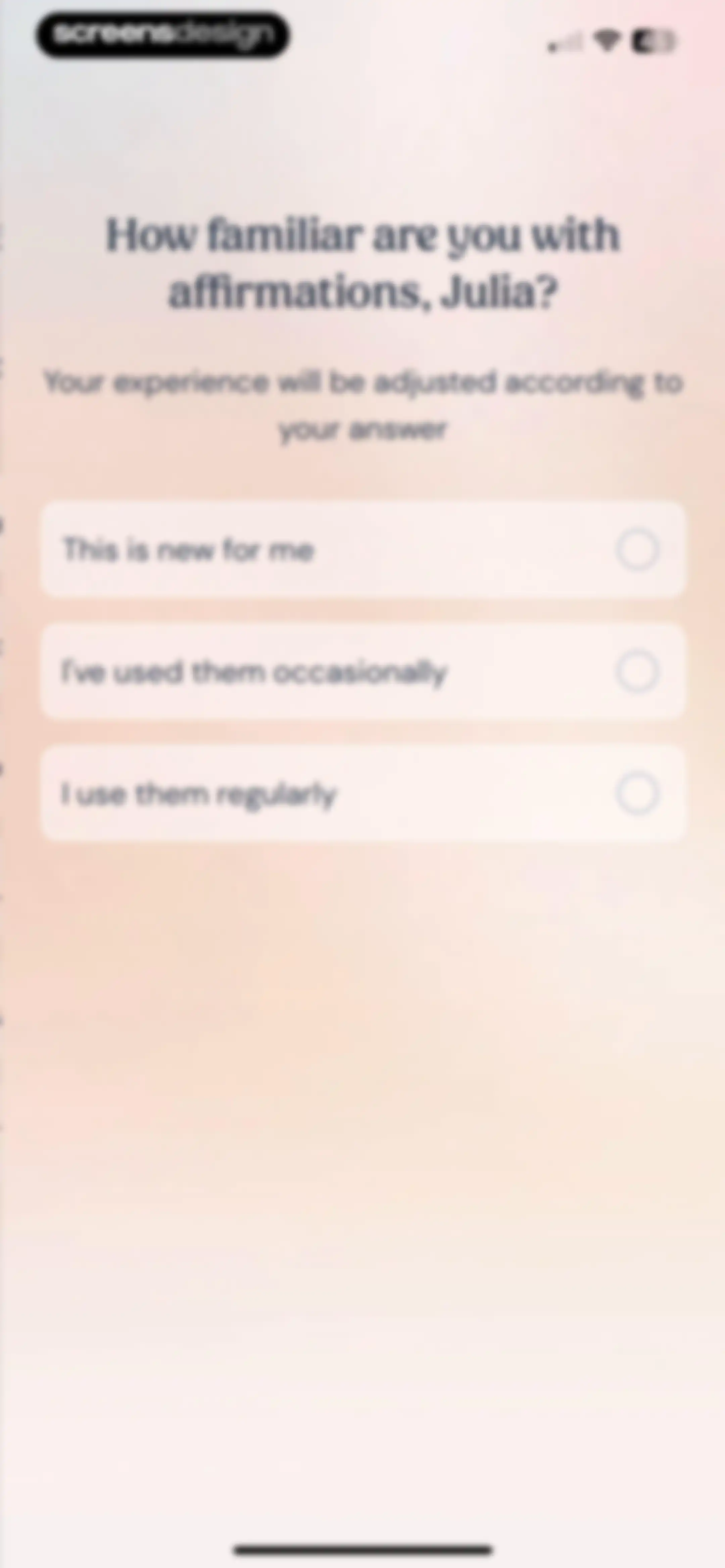 I am - Daily Affirmations screen 12