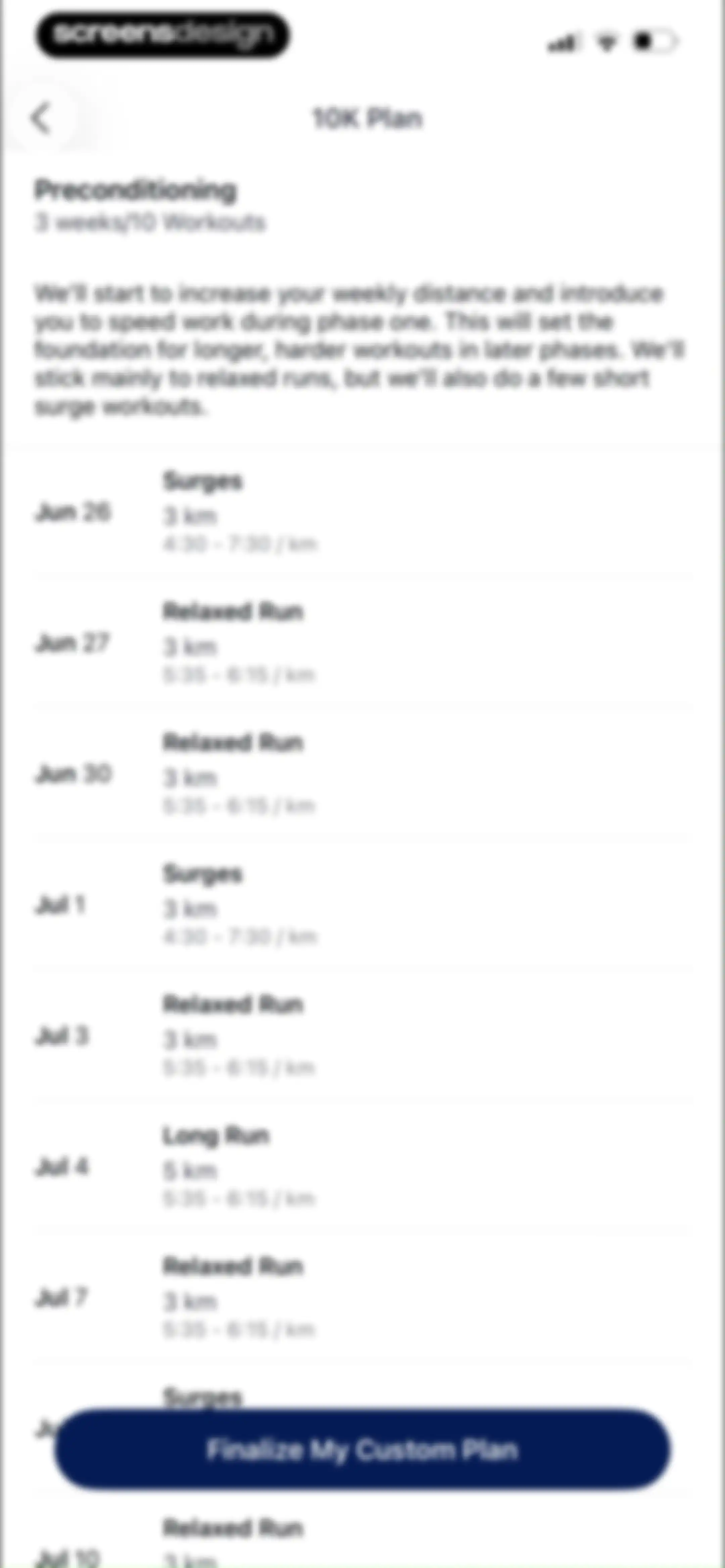 ASICS Runkeeper—Run Tracker screen 118
