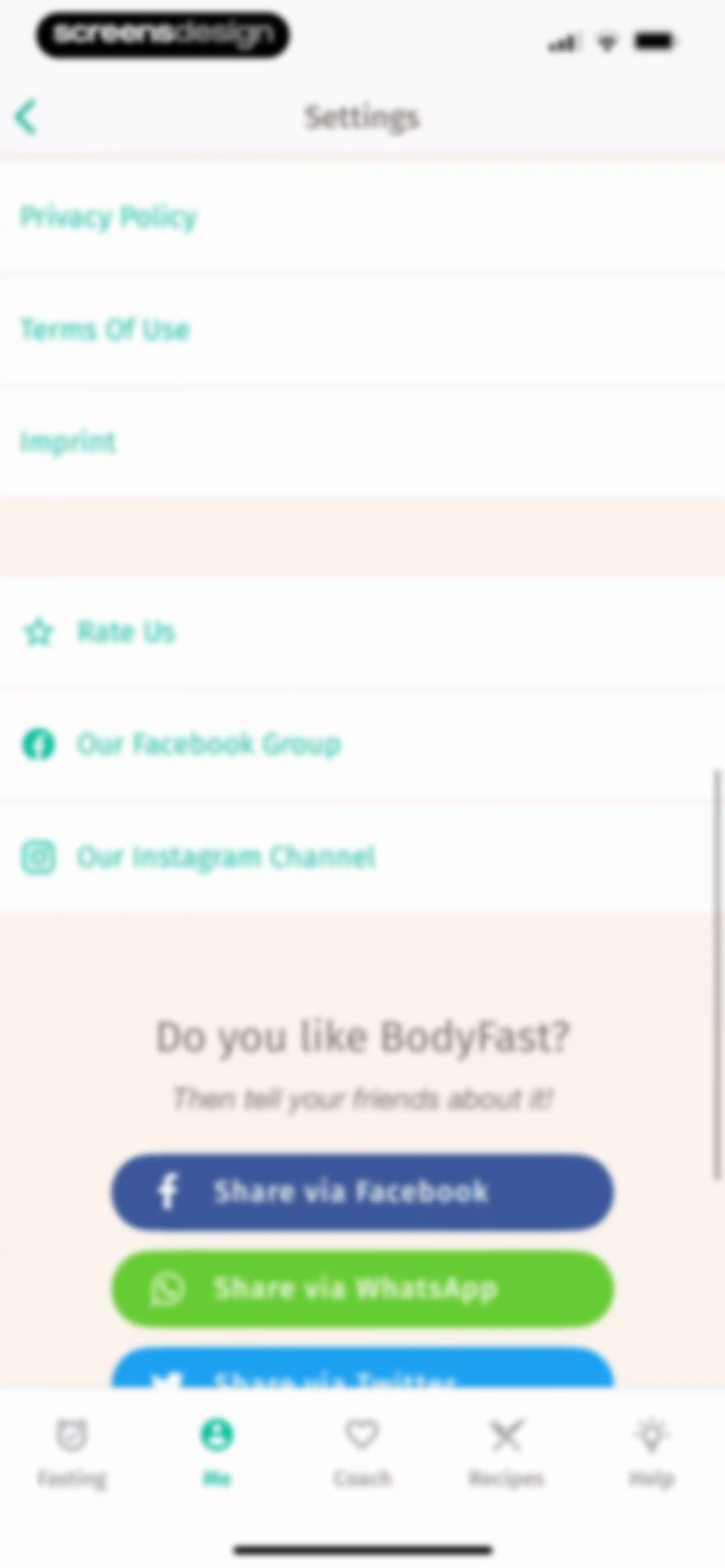 BodyFast: Intermittent Fasting screen 188