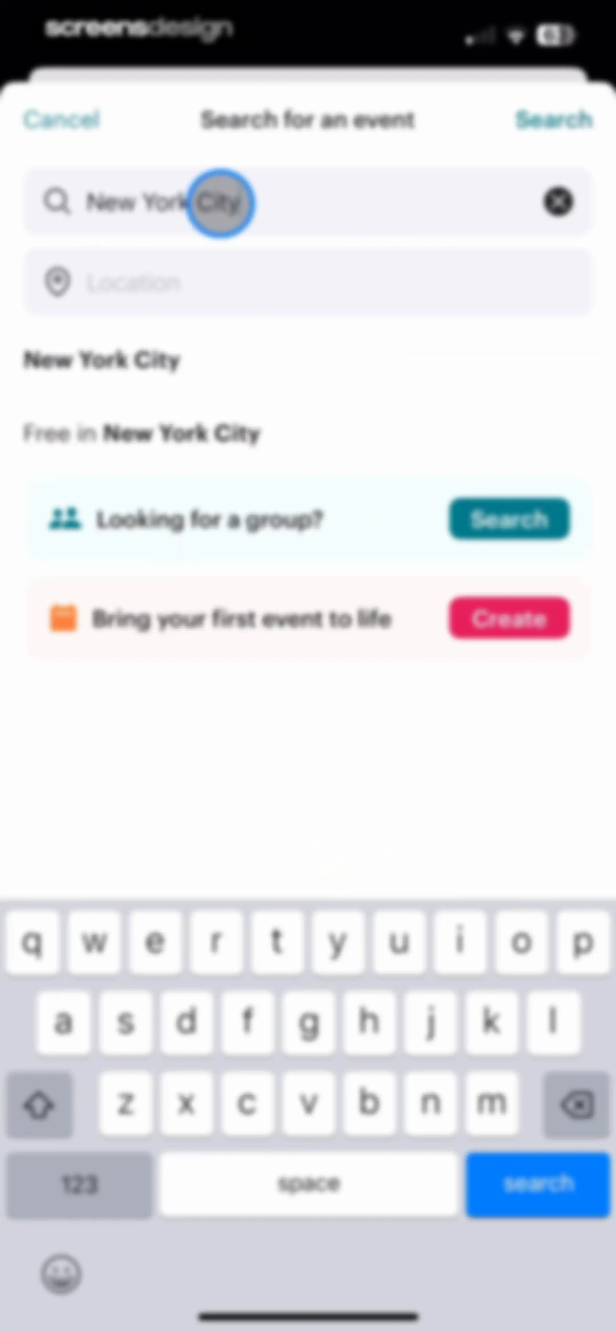 Meetup: Social Events & Groups screen 68