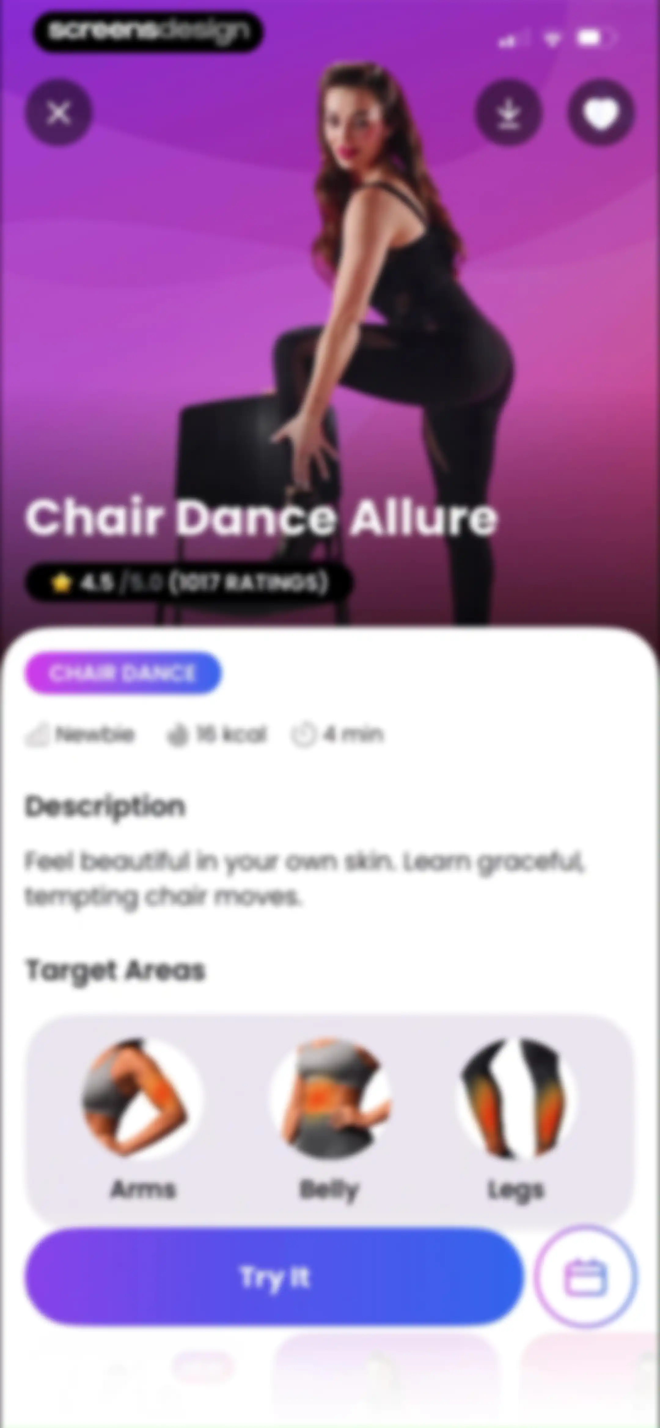 Dancebit: Home Dance Workouts screen 70