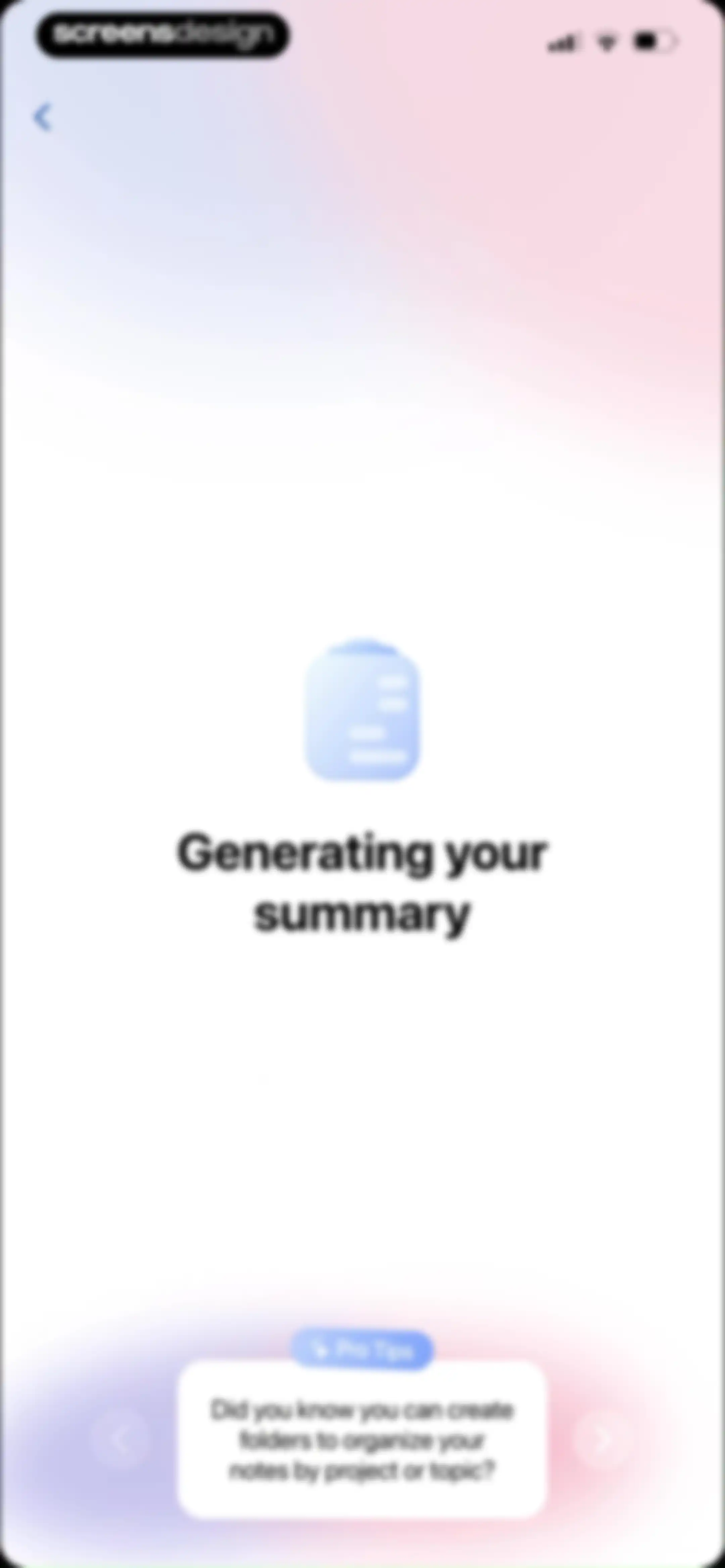 Cue: AI Note Taker & Recorder screen 58