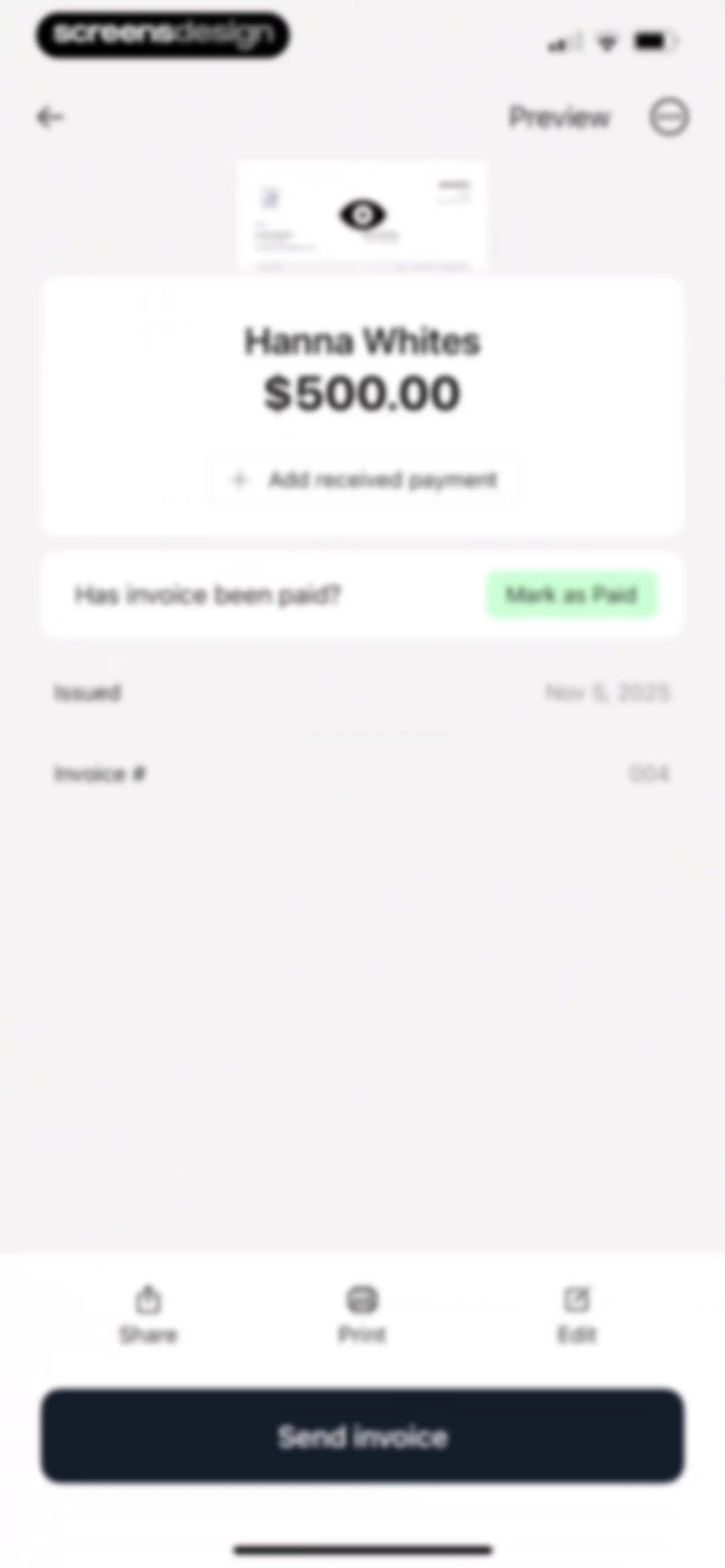 Invoice Maker ▸ Estimate App screen 59