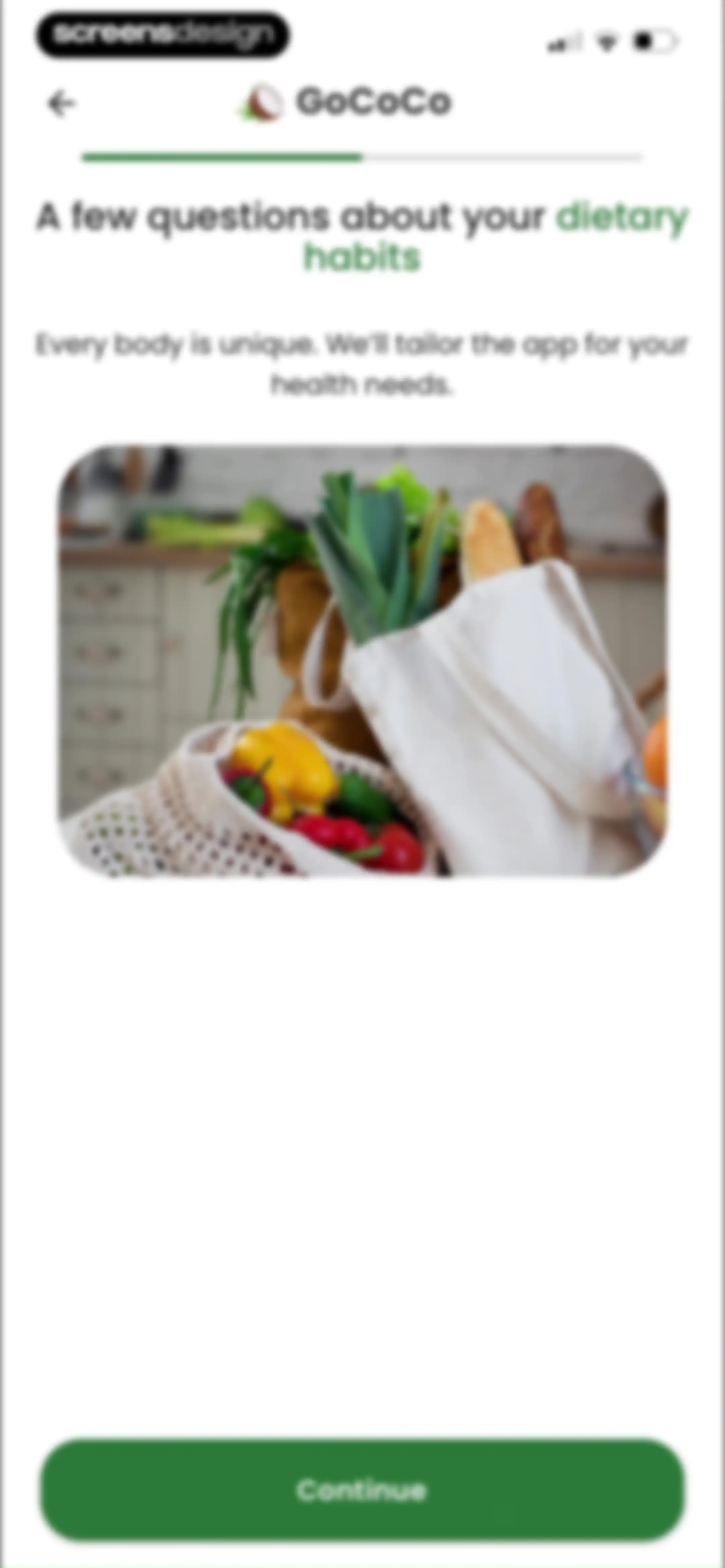 Diabetes food tracker - Gococo screen 19