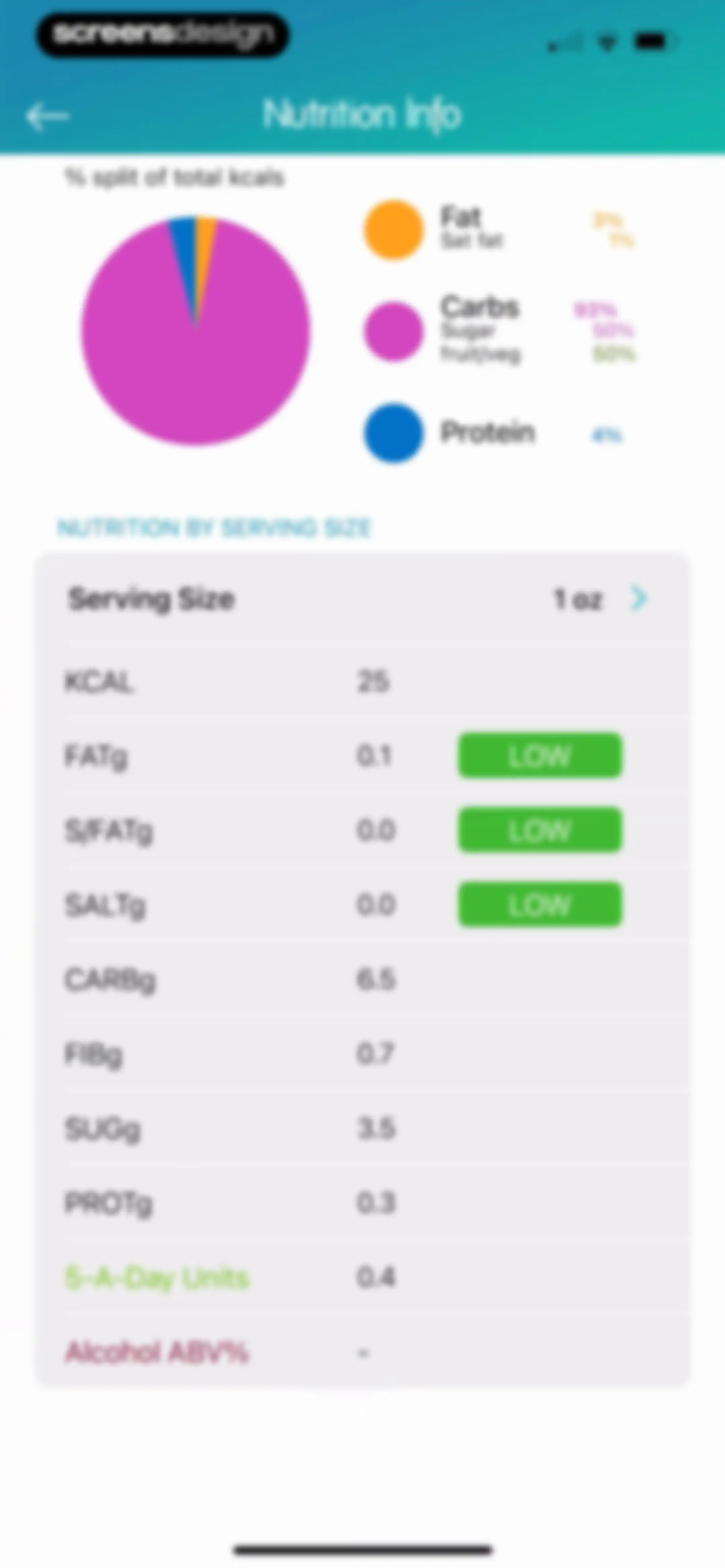 Calorie Counter + screen 31