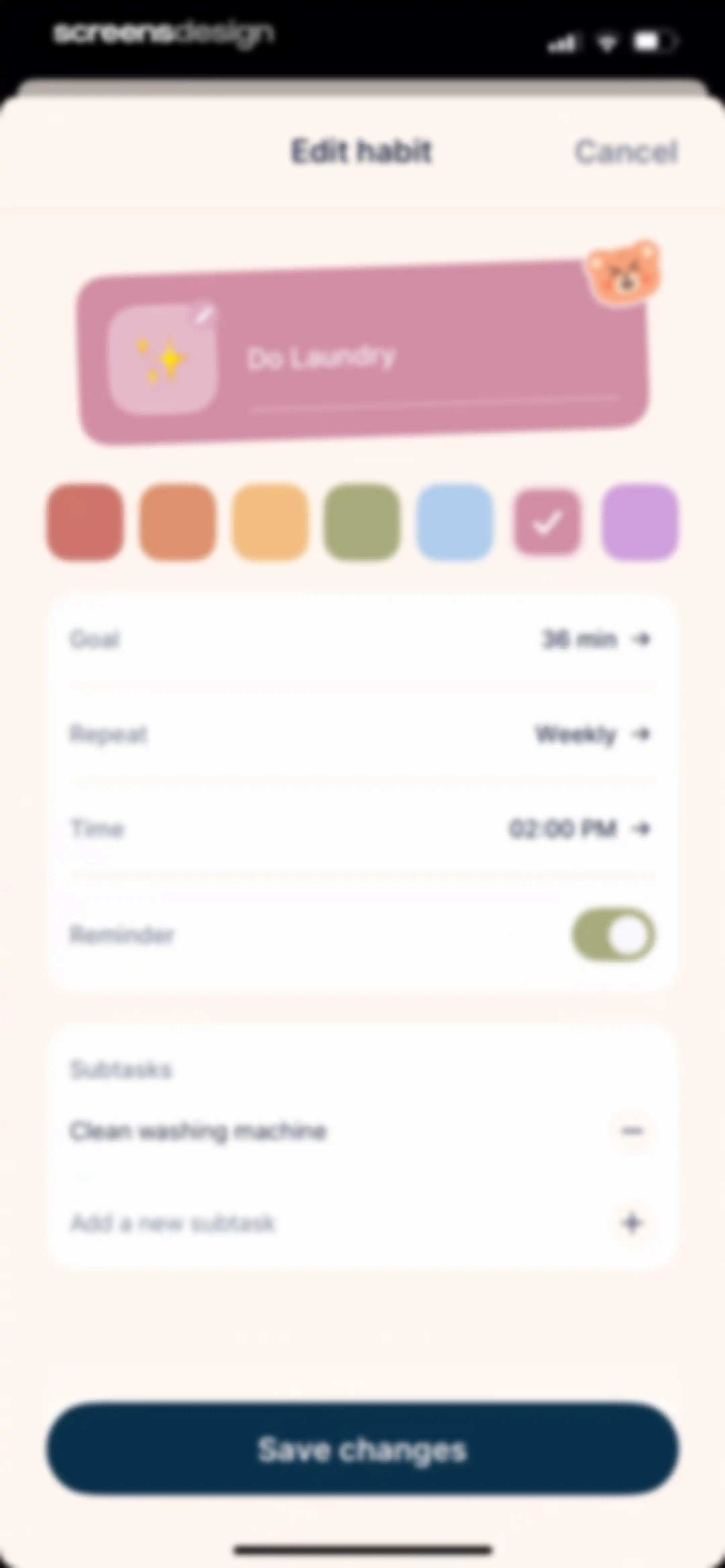 TeddyCare: Daily Routine Plan screen 123