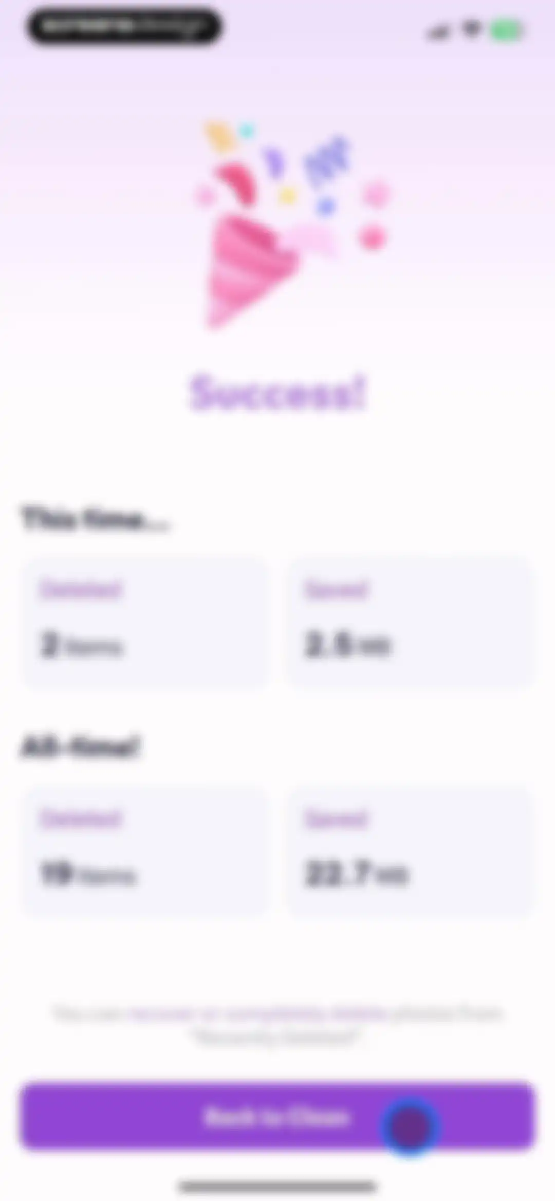 Swipe Cleaner - Clean Storage screen 24