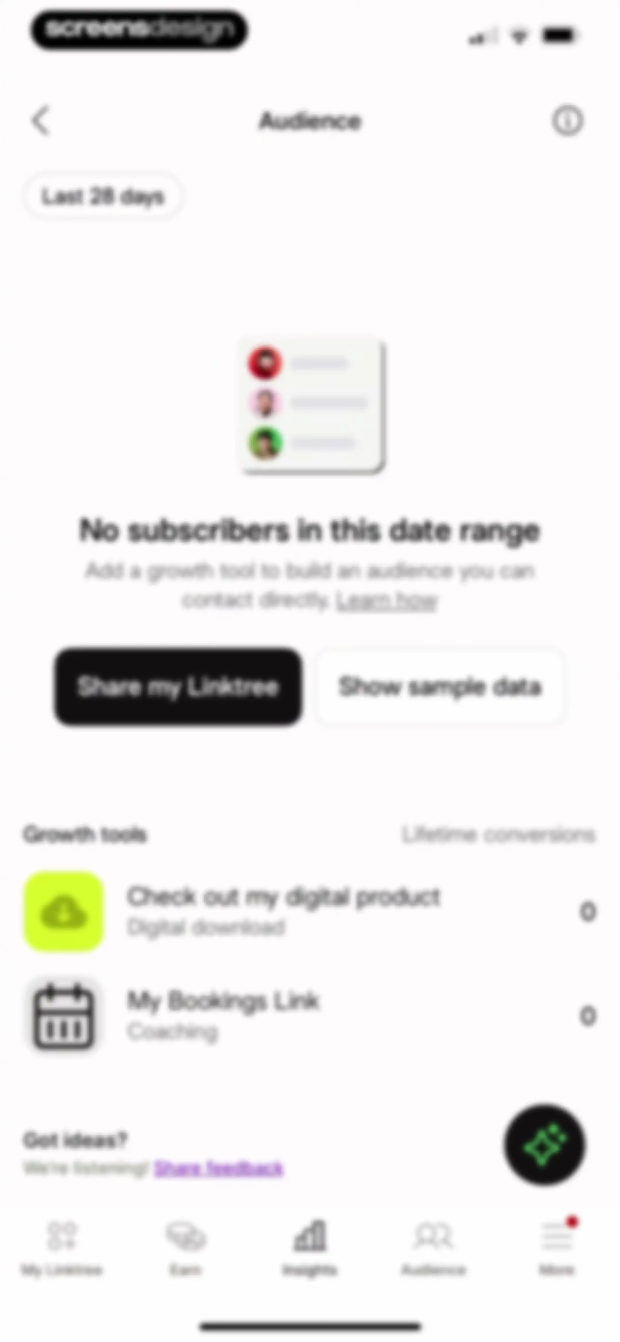 Linktree: Link in Bio Creator screen 157